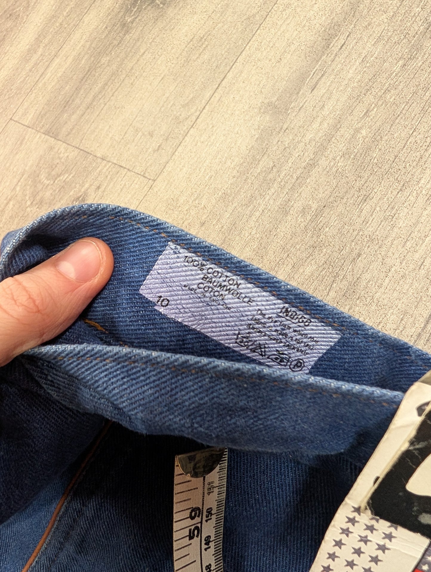 Deadstock 1970s Lee Cooper denim skirt - 23" waist