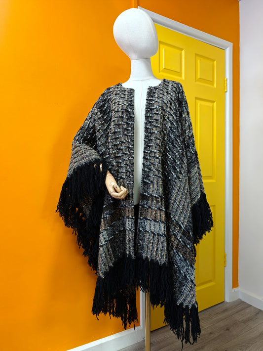 Studio Donegal handwoven wool cape/shawl/poncho