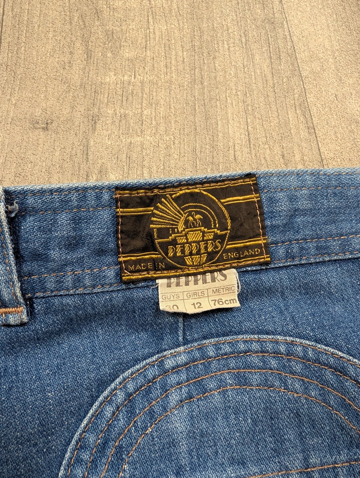 1970s Peppers cropped jeans - 29" waist