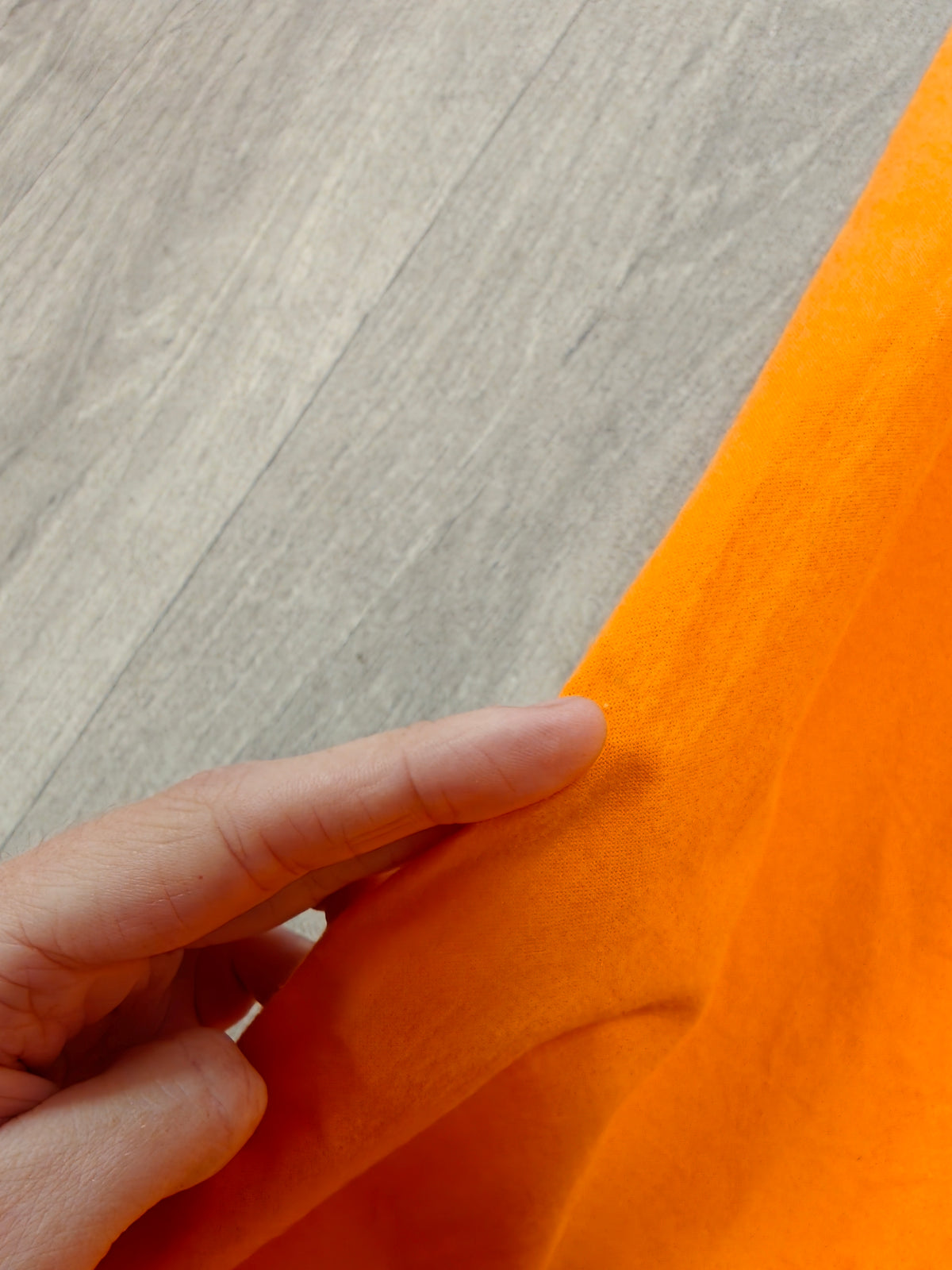 1960s psychedelic orange brushed cotton pyjamas - S