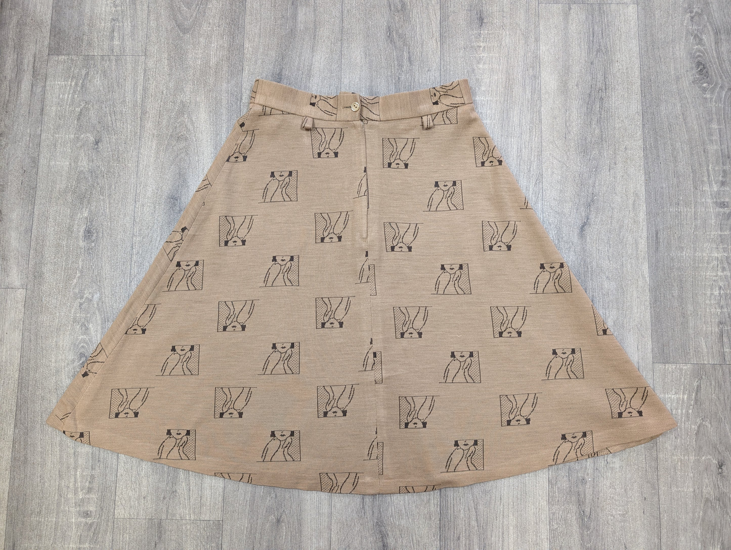 FOR EM 1970s C&A novelty skirt - 28" waist