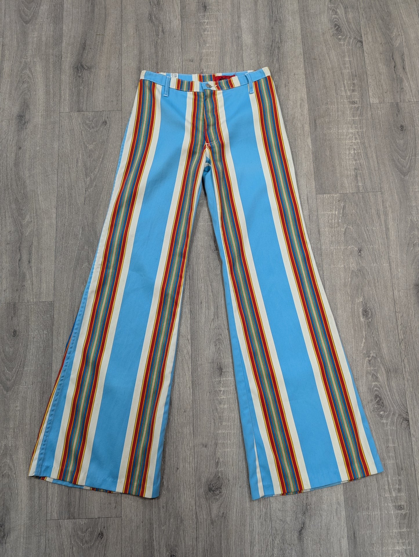 1970s Miss Levi's striped flares - XS