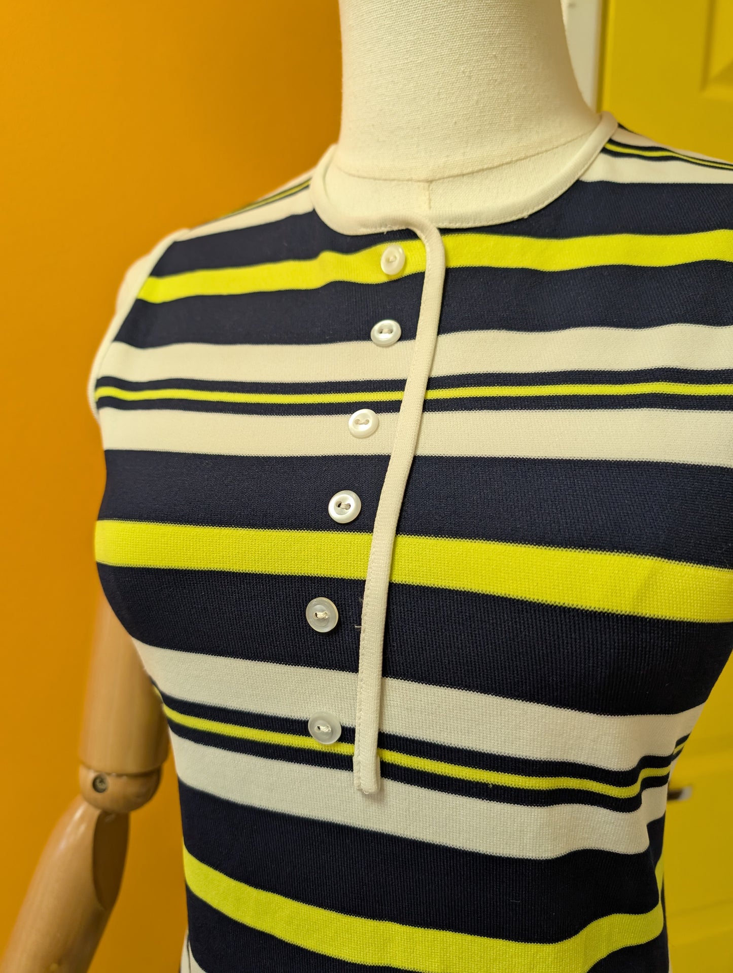 1960s striped mini dress - XS/S/6/8