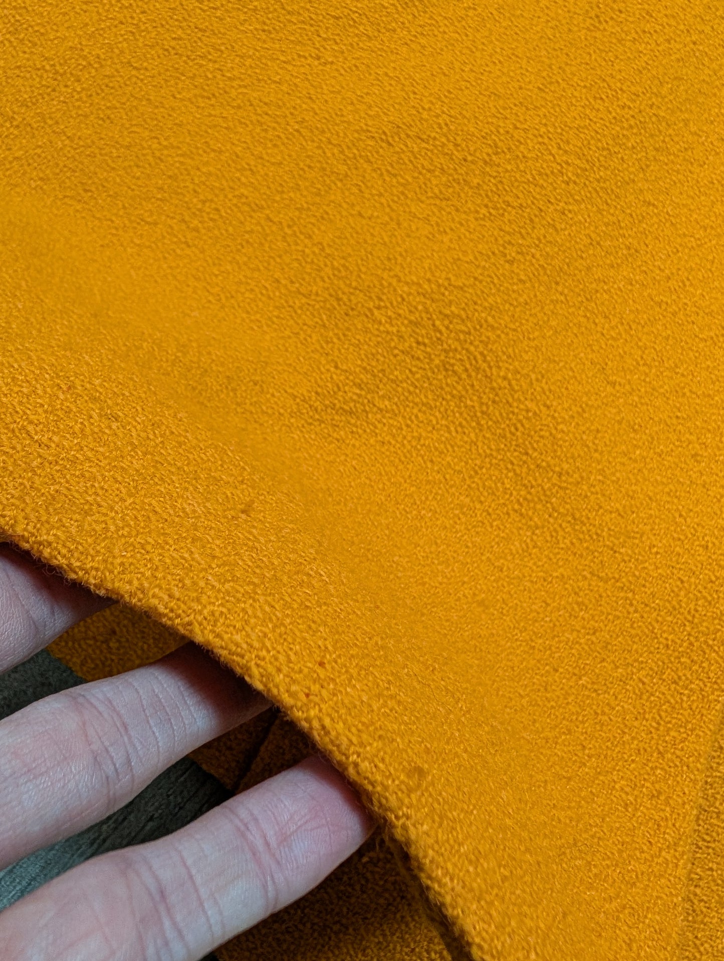 1960s Aubrey Segal orange boucle wool dress & coat - S/8/10