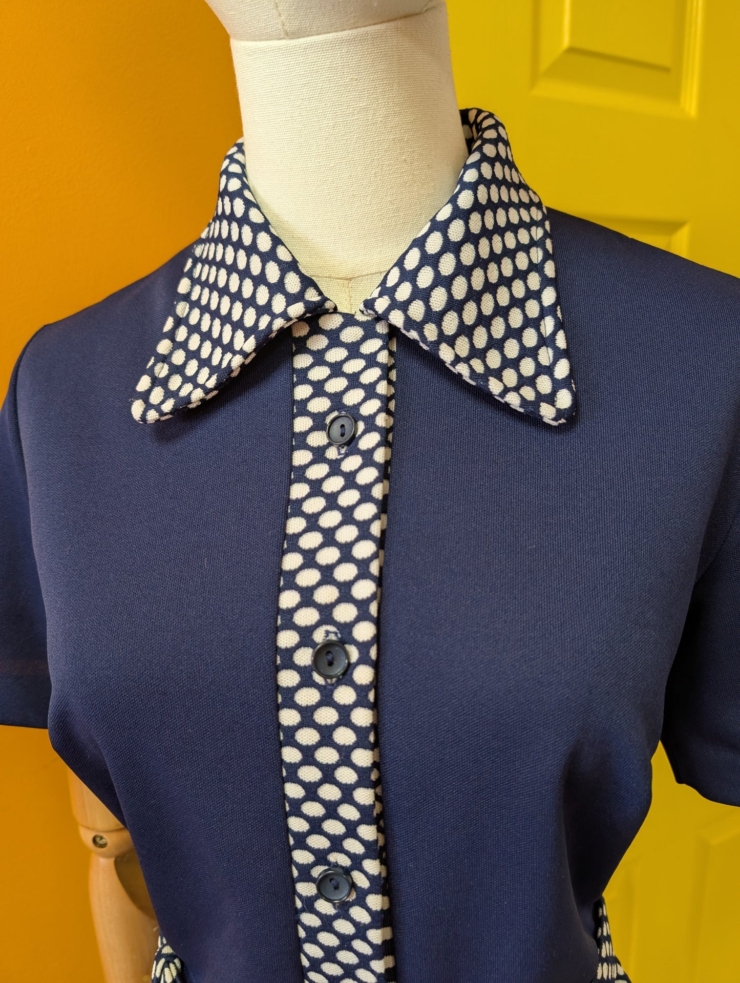 1960s St Michael dress & belt - M/12/14