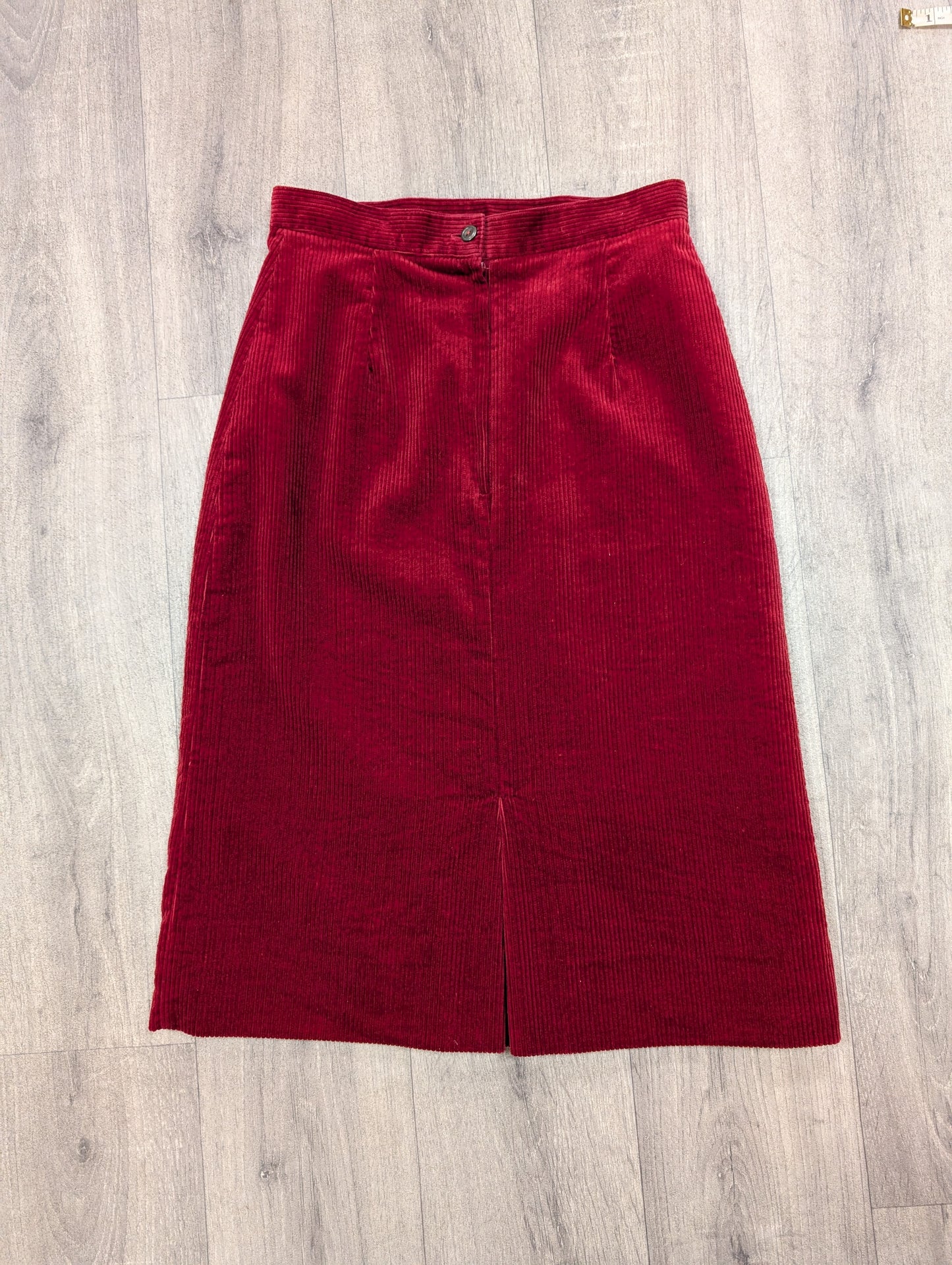 1980s Laura Ashley corduroy skirt - 25.5" waist