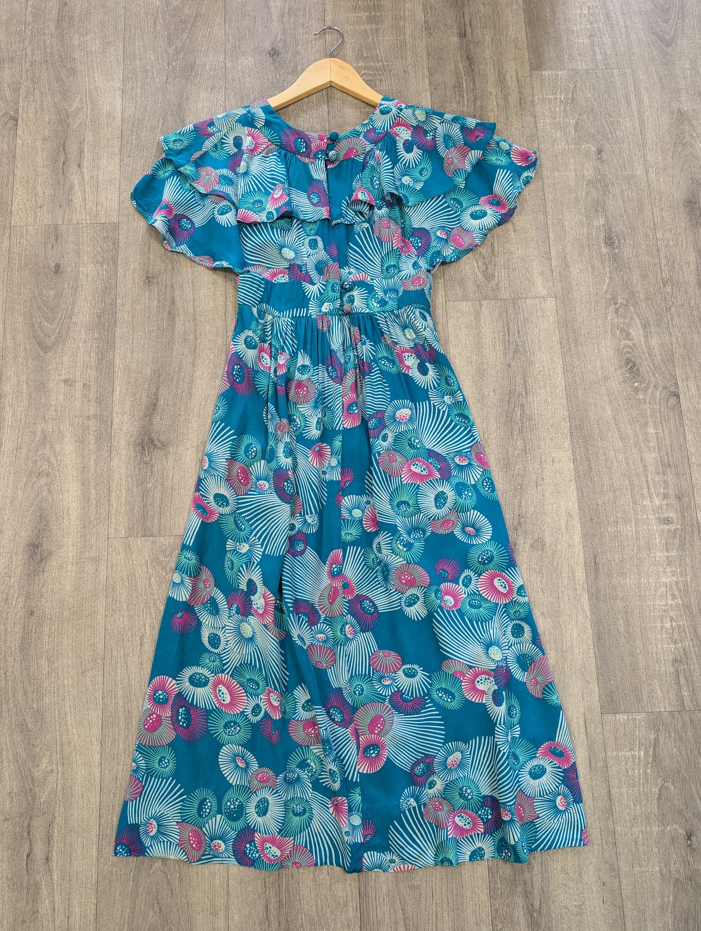 1970s Wallis rayon dress - XS/6