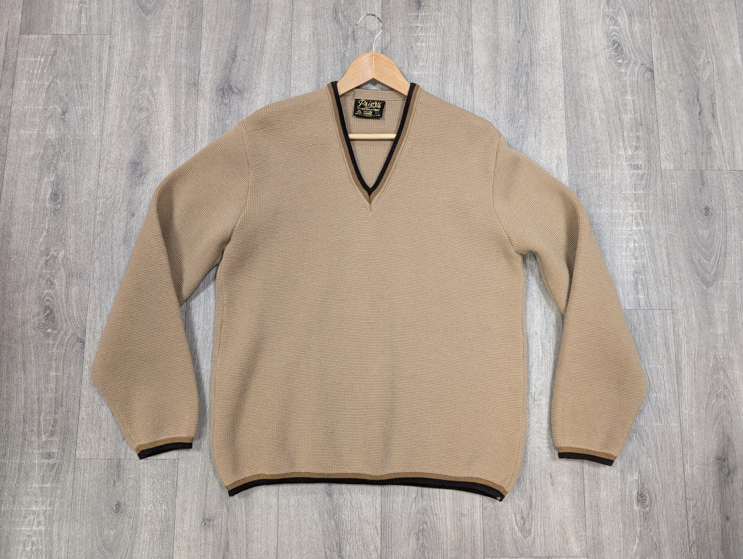 1970s Priory pure wool jumper