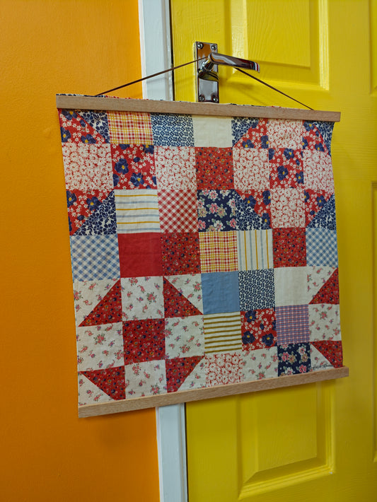 Polo Ralph Lauren patchwork print cotton scarf