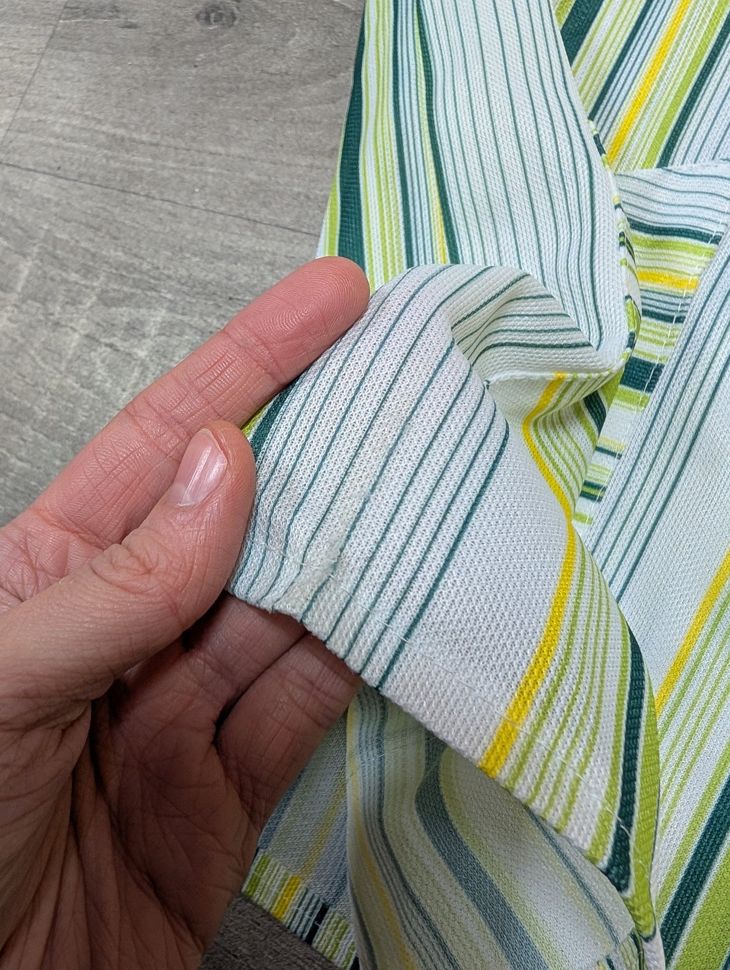 1970s striped smock top - L/XL