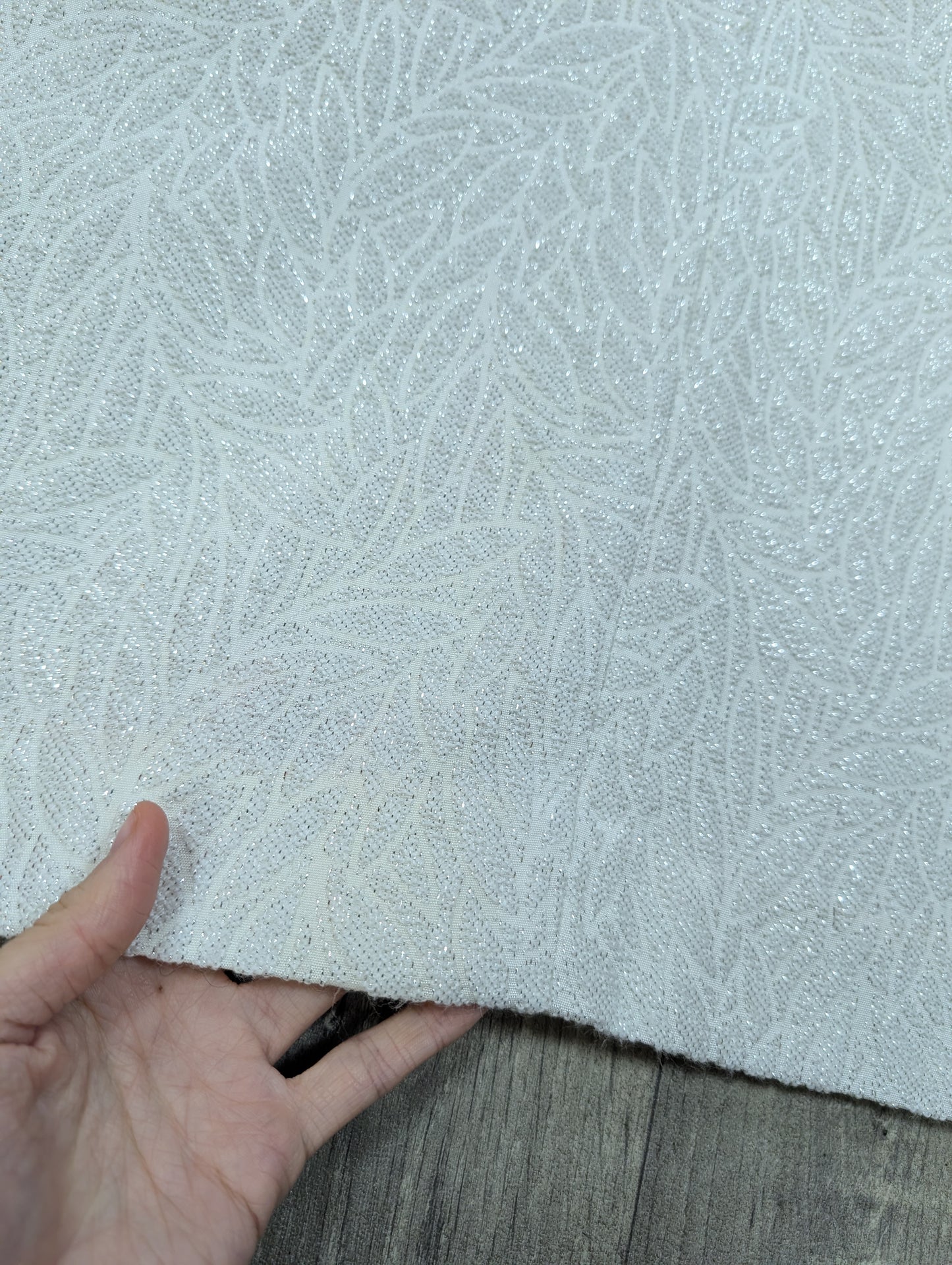 1960s white/silver party dress - M/14