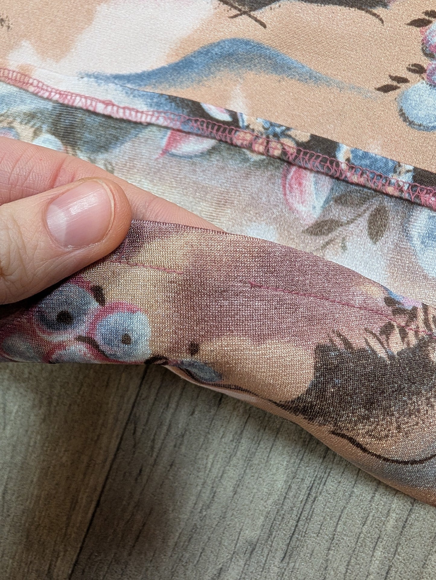 1970s floral print shirt - M