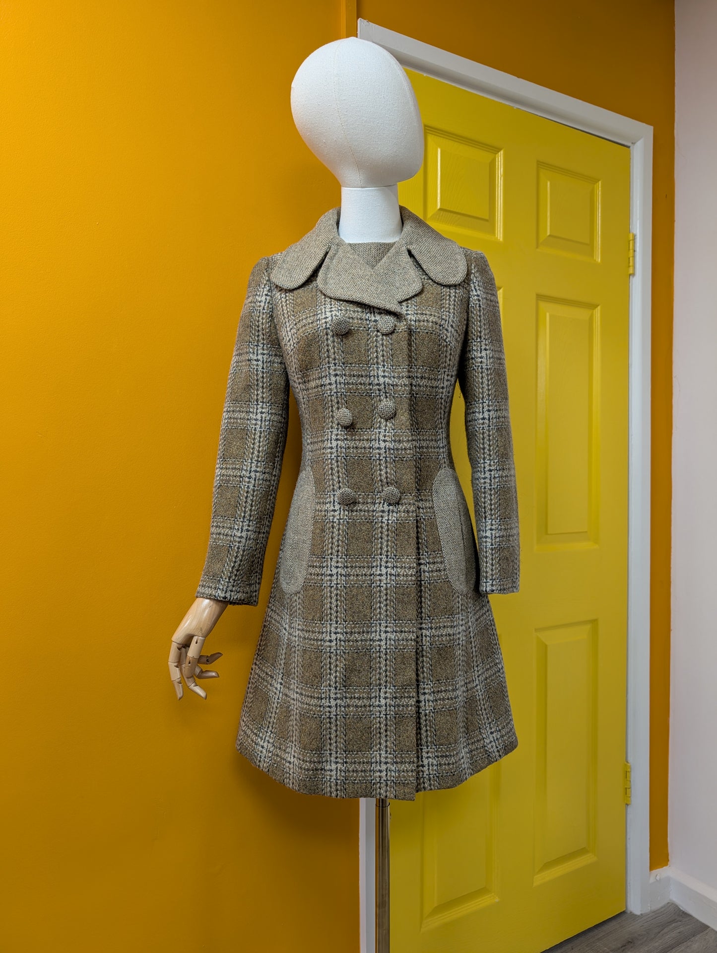 Gorgeous 1960s wool dress and coat - S/8/10
