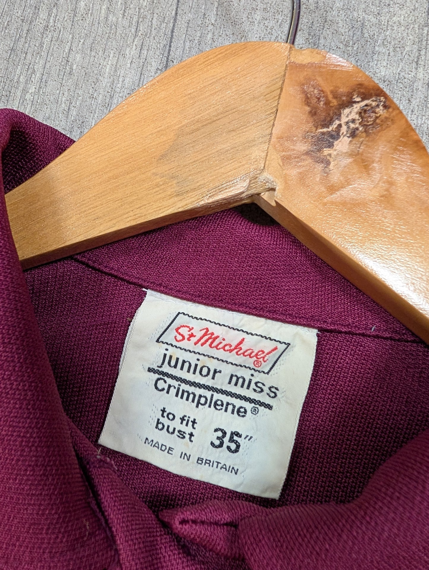 1960s St Michael Junior Miss crimplene mini dress - 8/10/12