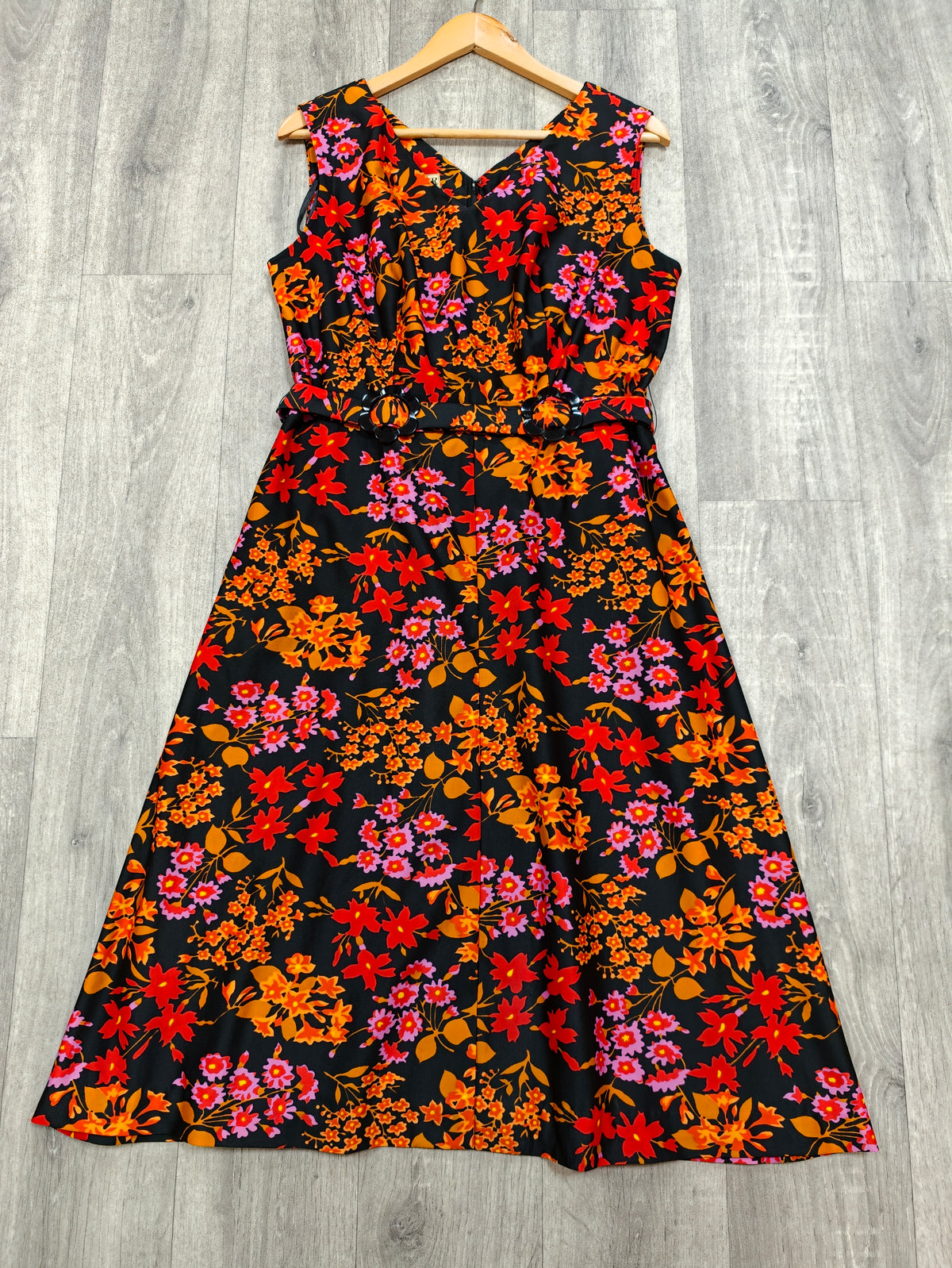 1970s Lenoir Original by Avron floral dress - M/14