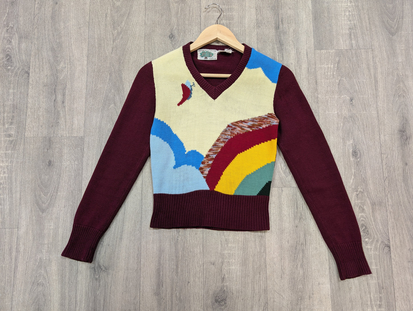 1970s Organically Grown by Arpeja novelty jumper - XS