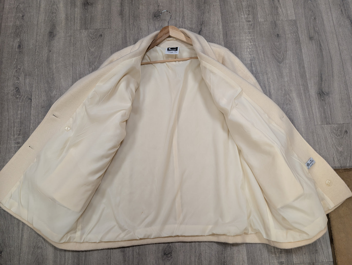 1980s Conway Club pure new wool coat - XL