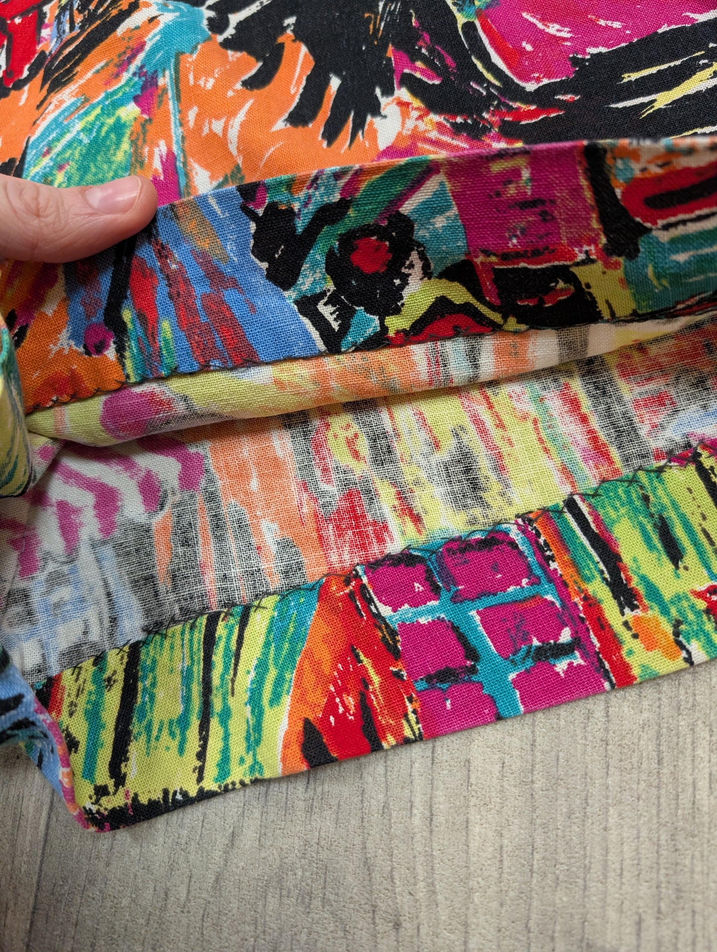 1950s novelty print shorts - 26" waist