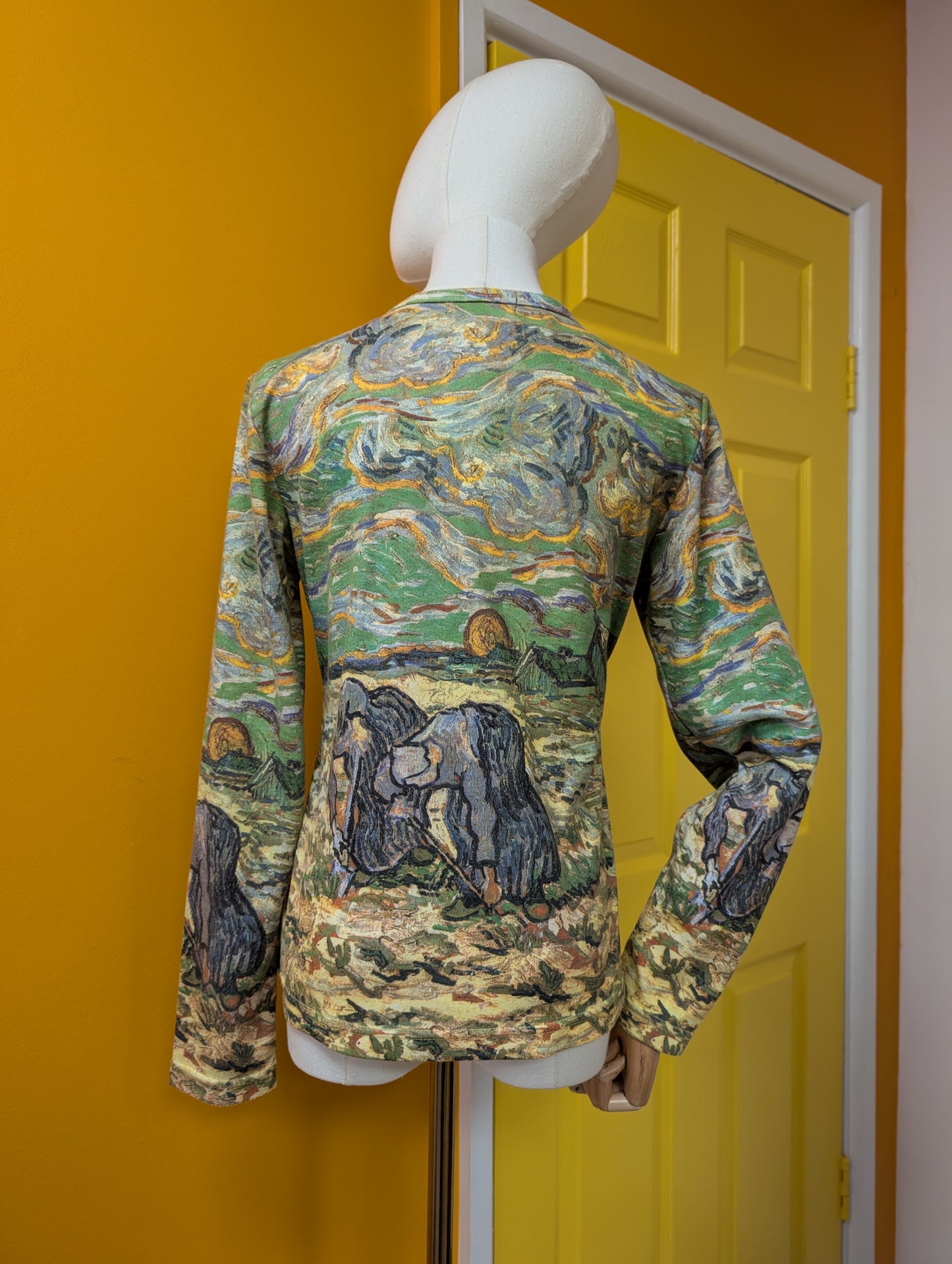 Y2K P&N The East's Enlightened Van Gogh print t-shirt - S/M