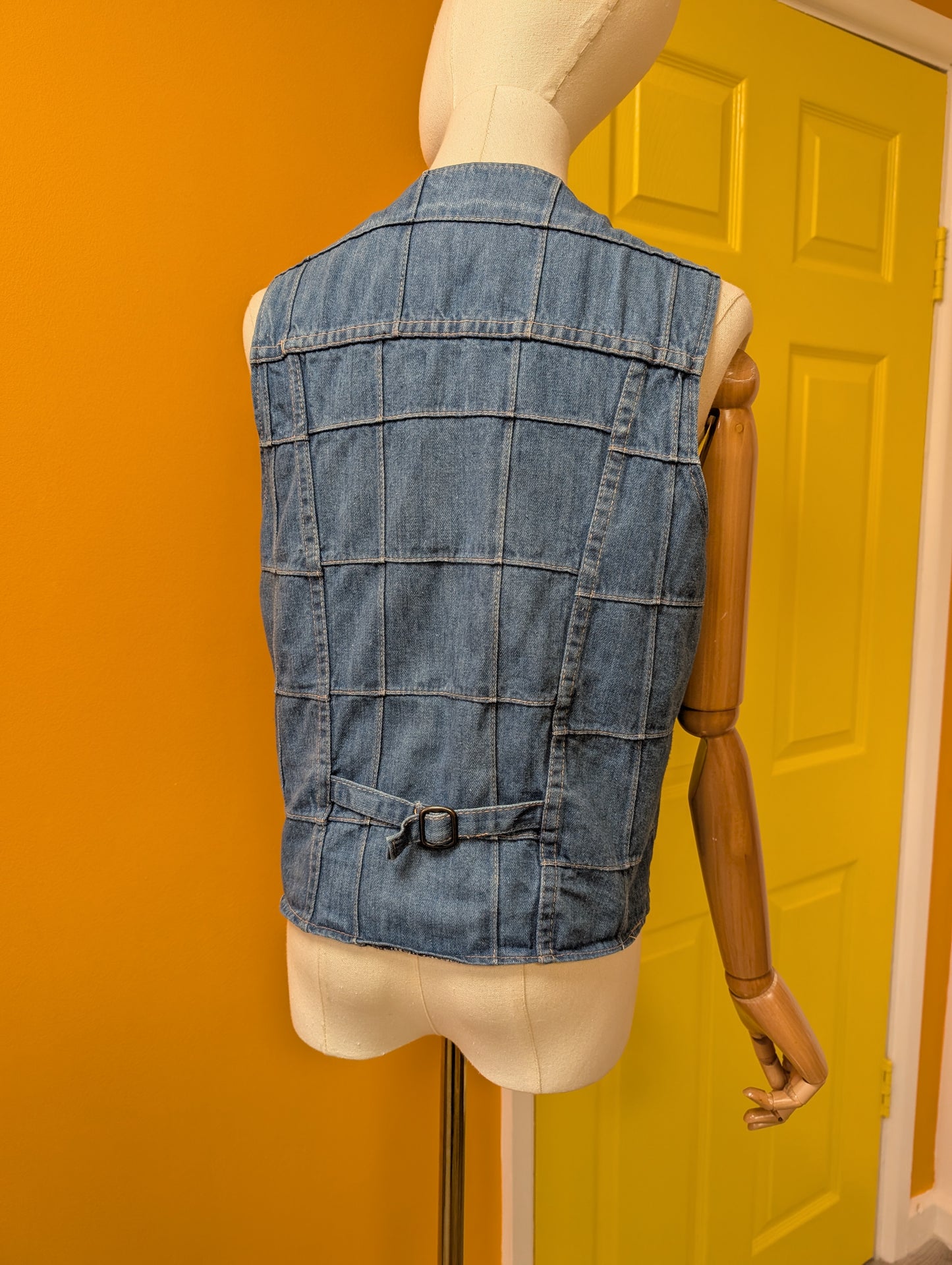 1970s Brutus denim waistcoat