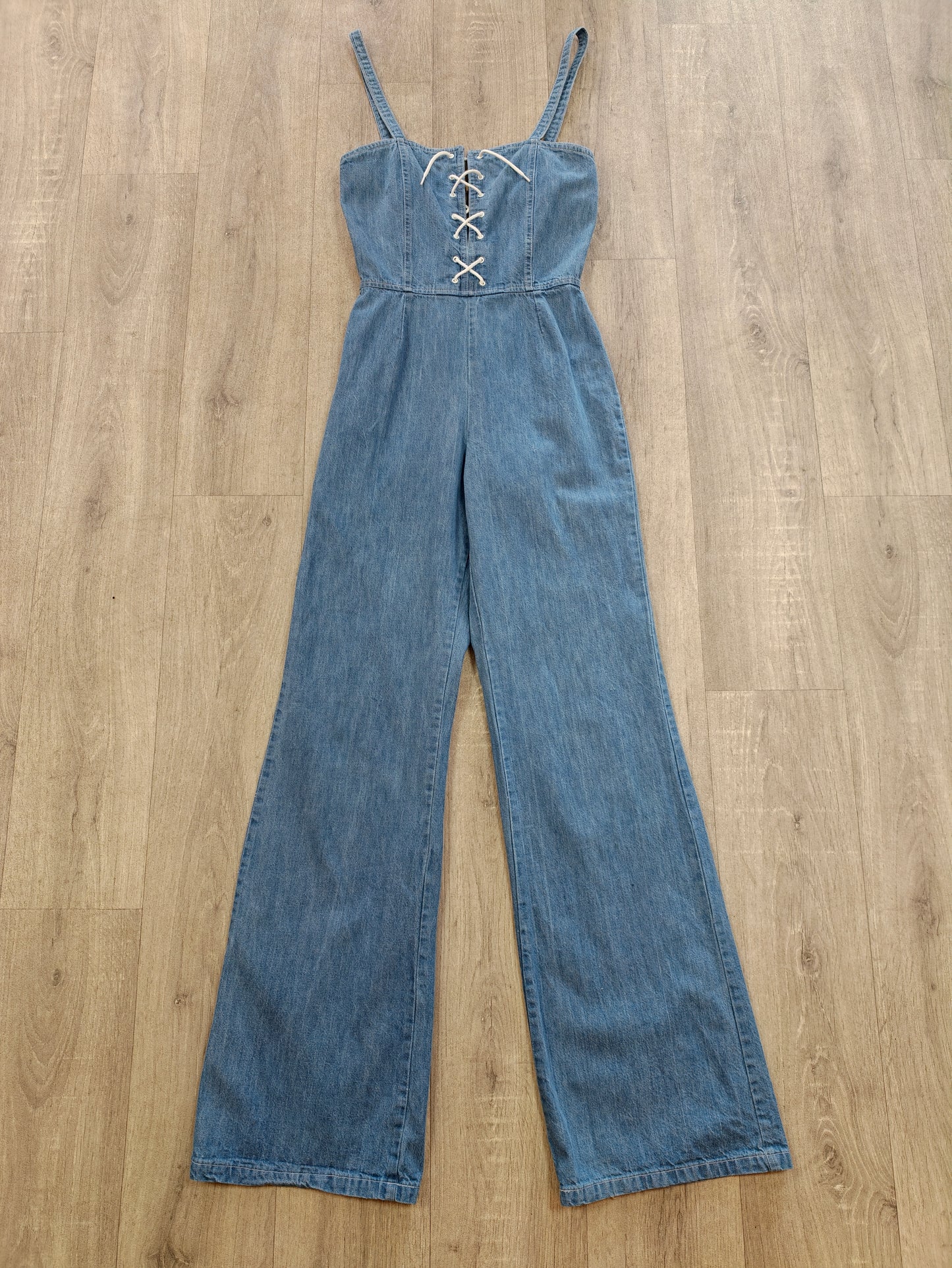 1970s Landlubber denim jumpsuit - XS/6
