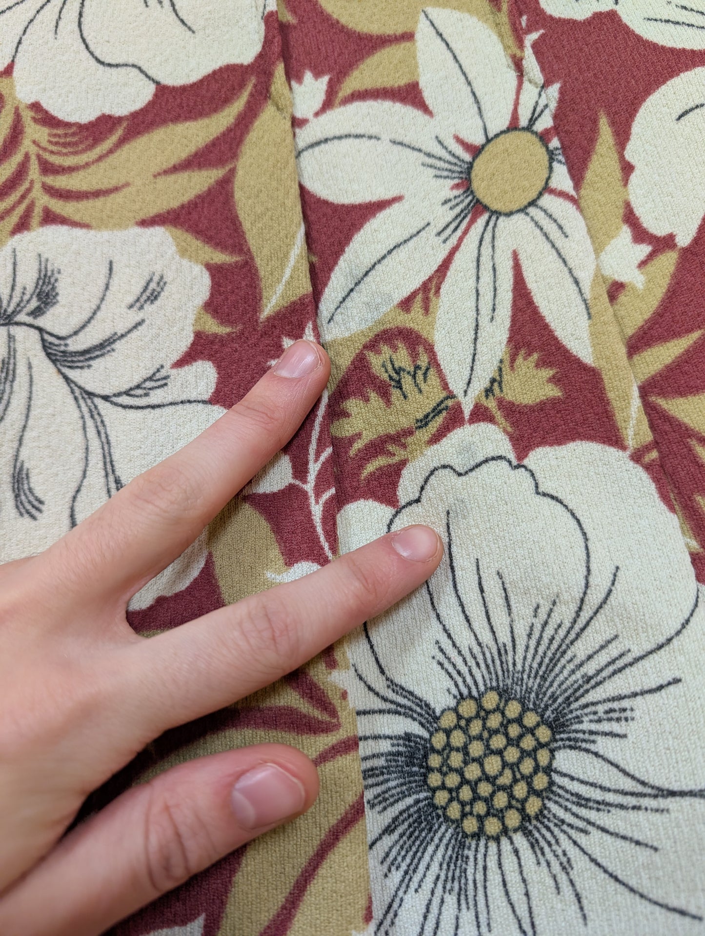 60s/70s floral dress - M/12