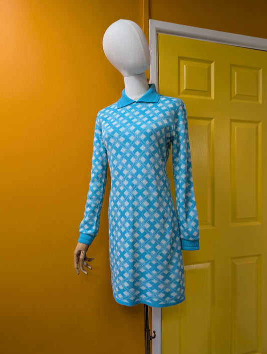 1960s Courtelle dress - S/10
