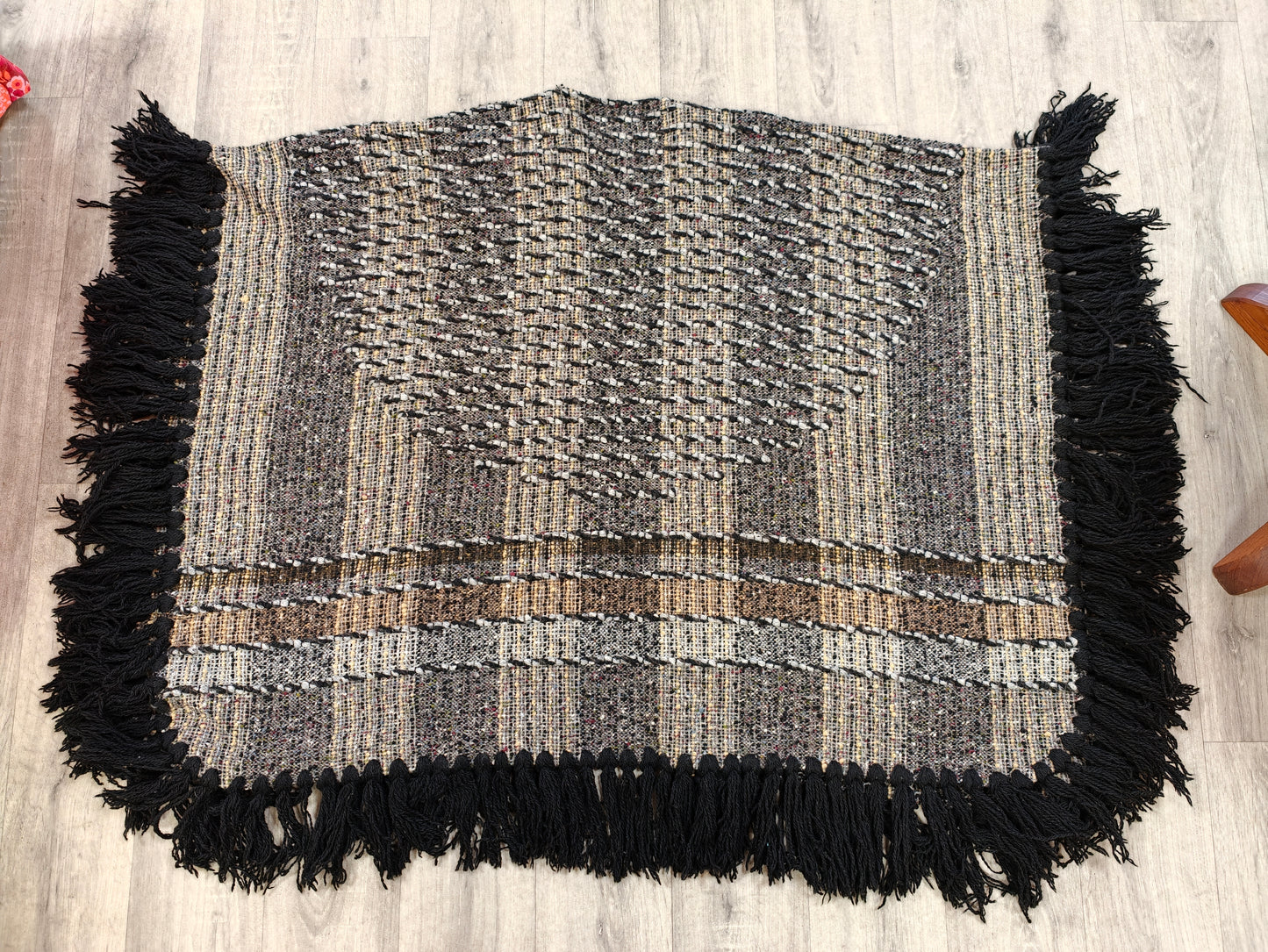Studio Donegal handwoven wool cape/shawl/poncho