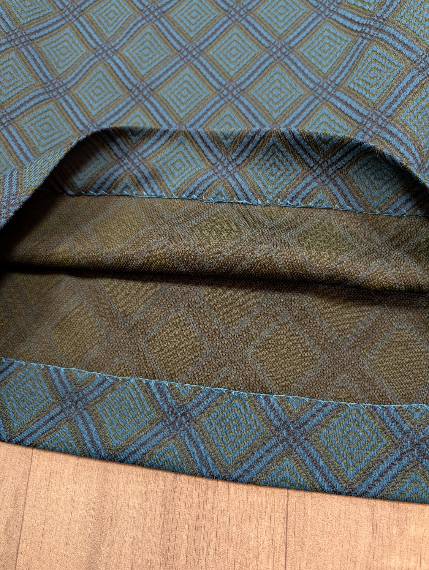 1960s Heathnit crimplene skirt suit - M/12