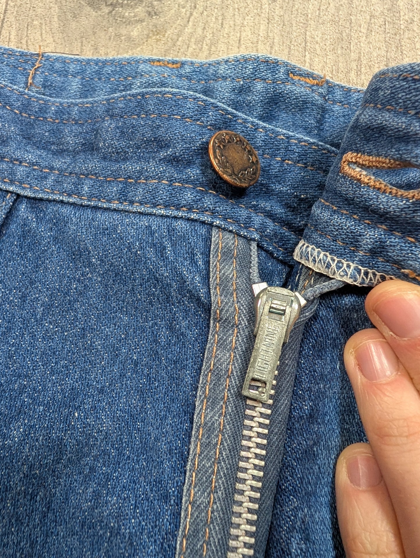1970s Peppers cropped jeans - 29" waist