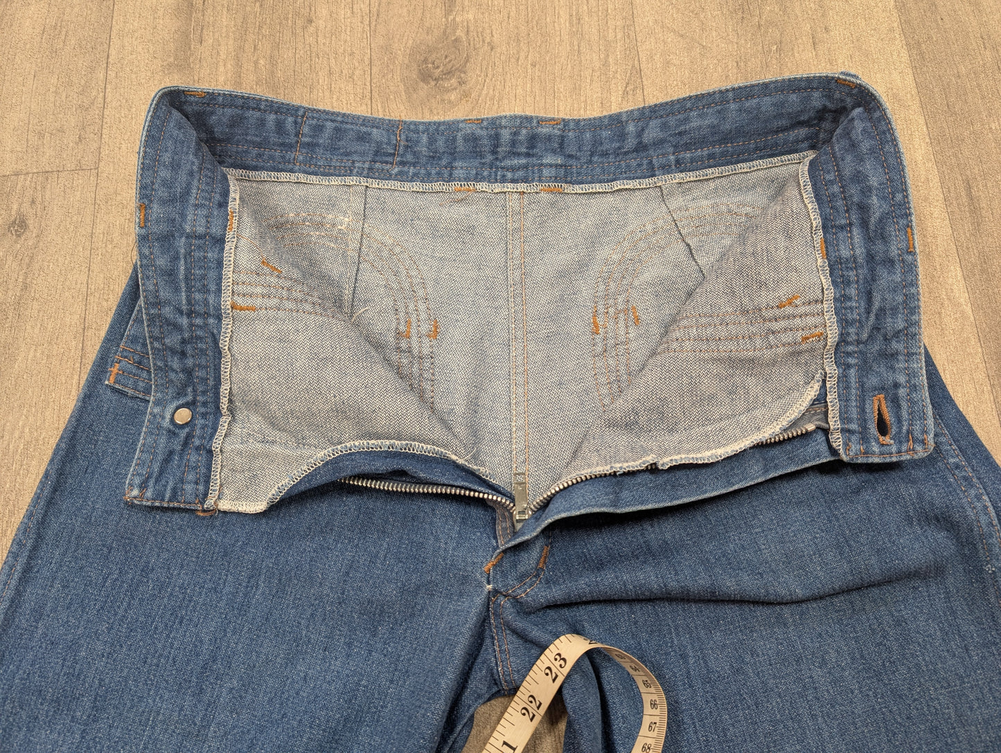 1970s Peppers cropped jeans - 29" waist