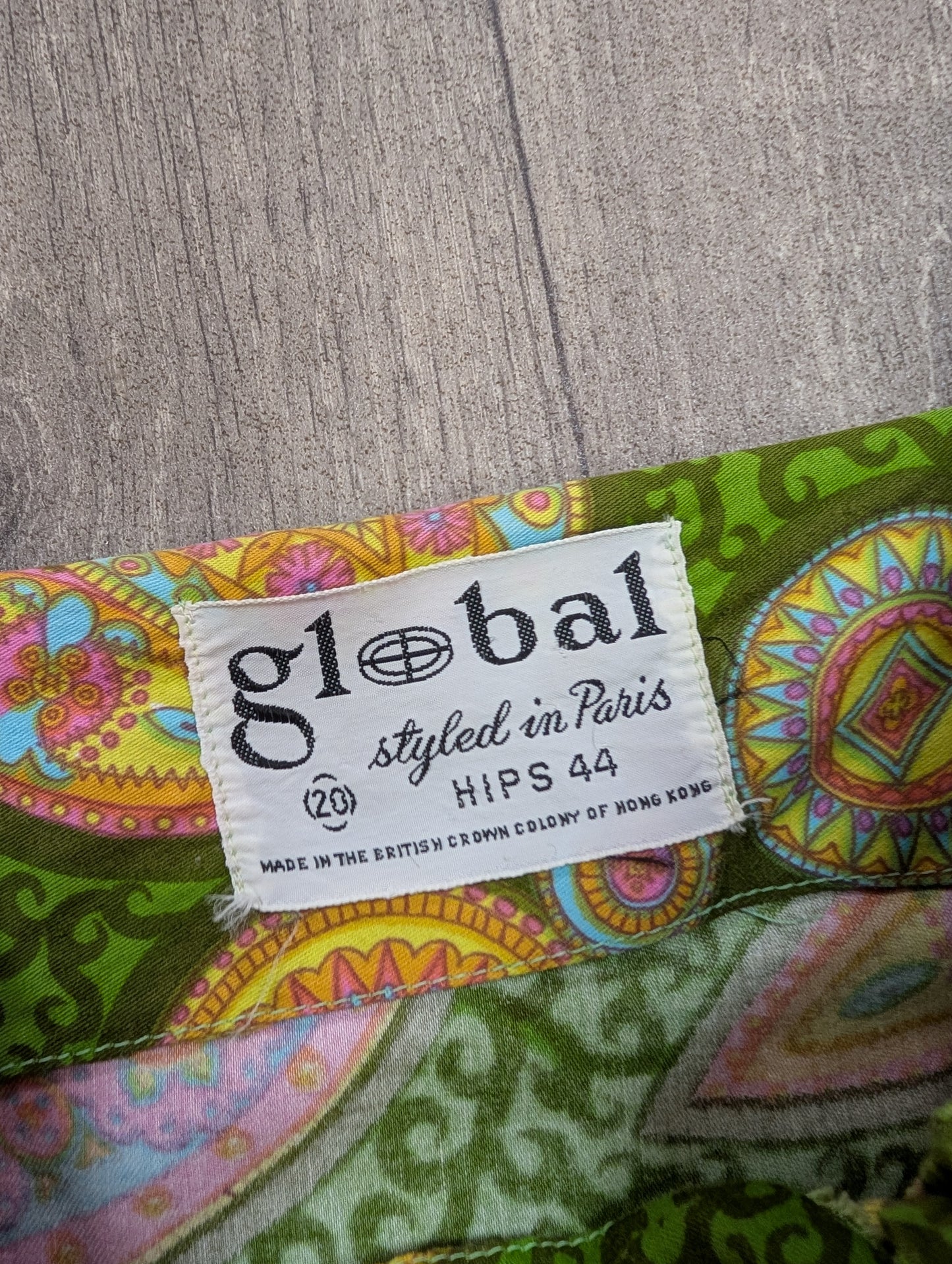 1960s Global paisley print dress - M/L/14/16