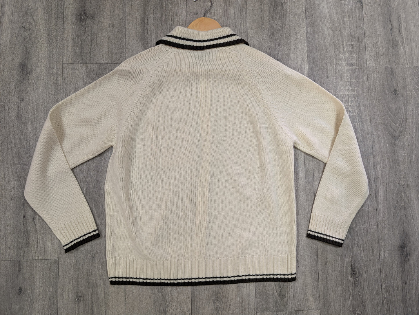 1970s acrylic zip up cardigan
