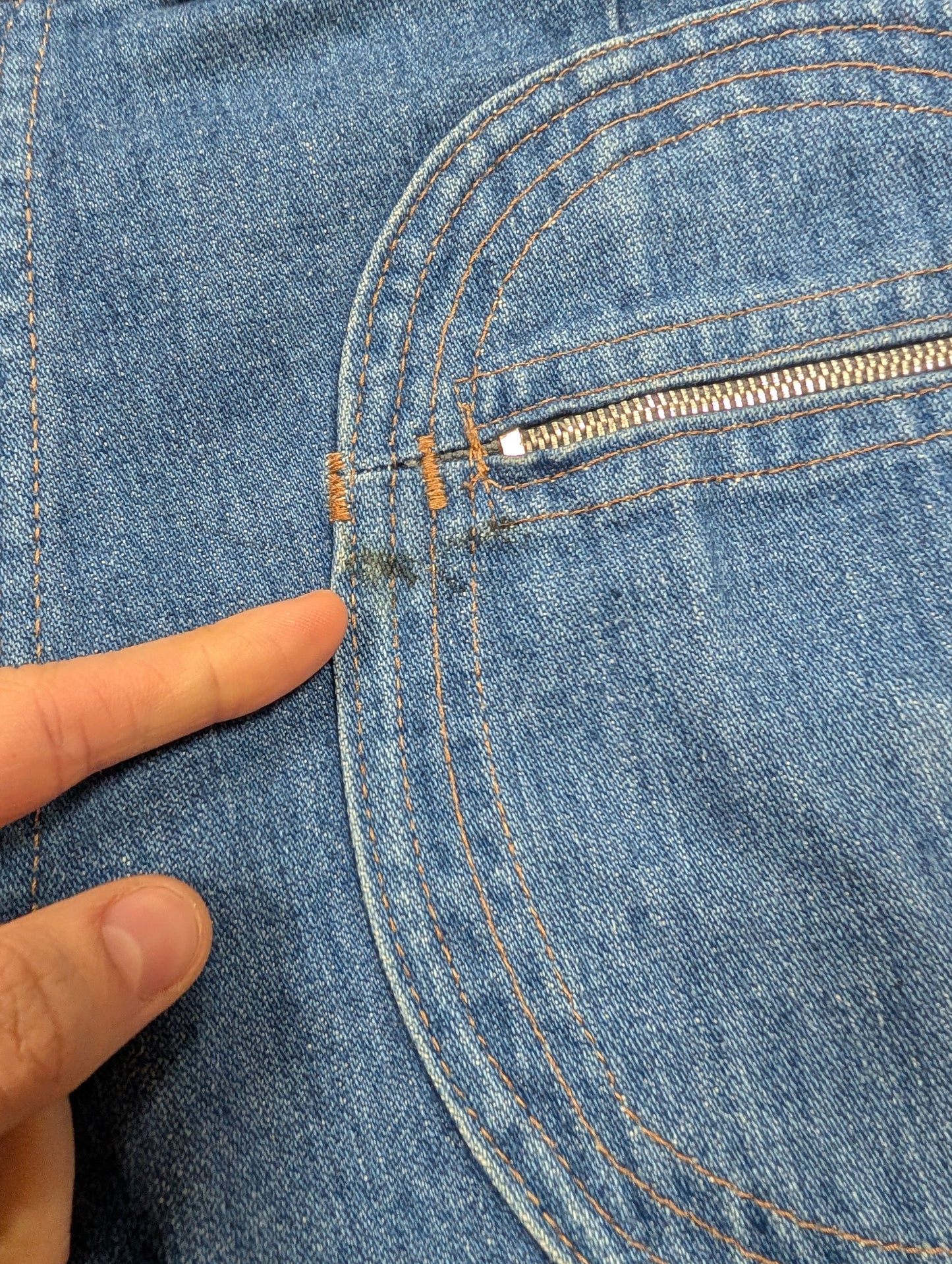 1970s Peppers cropped jeans - 29" waist