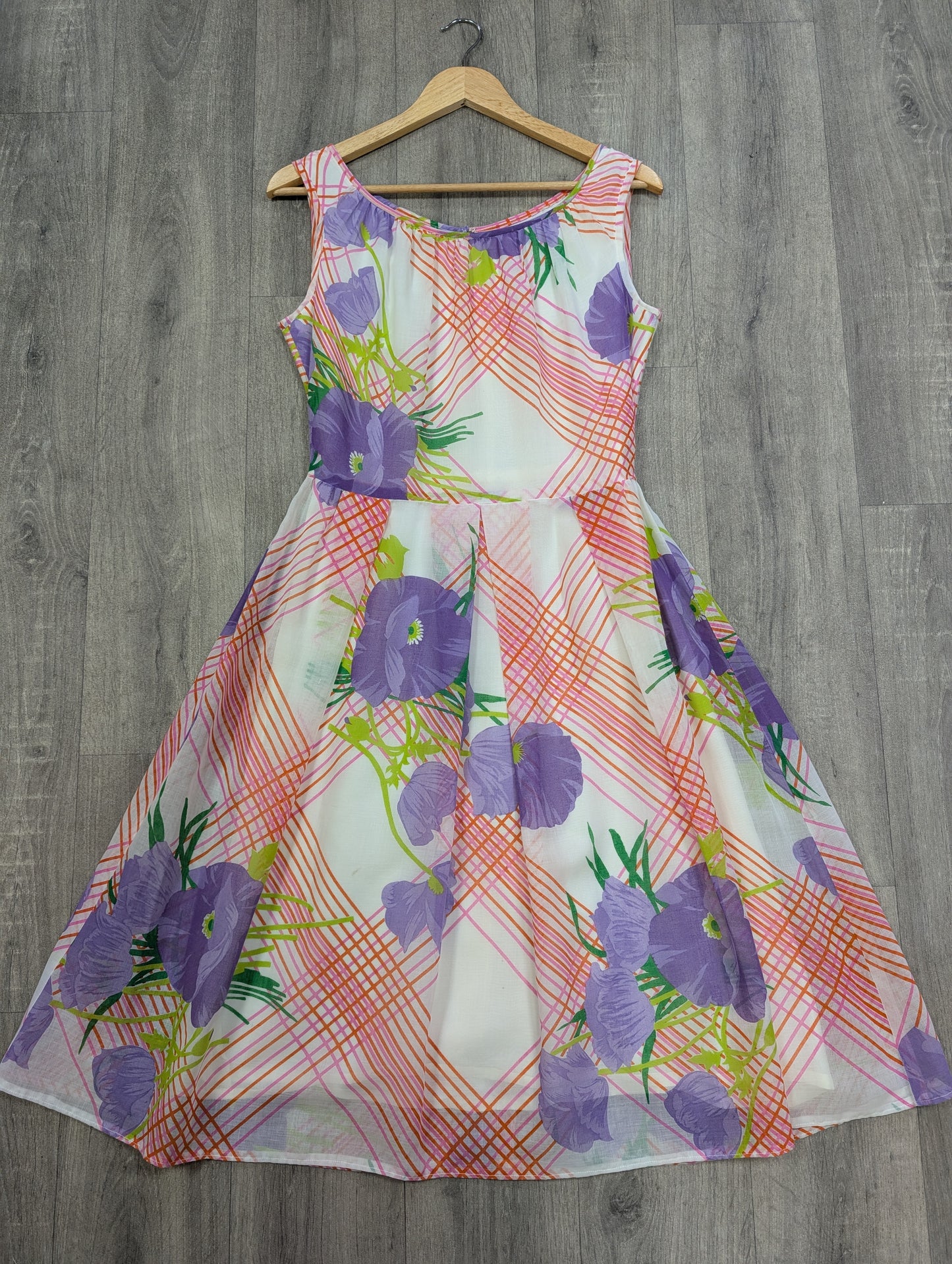 1970s Horrockses floral dress - S/10
