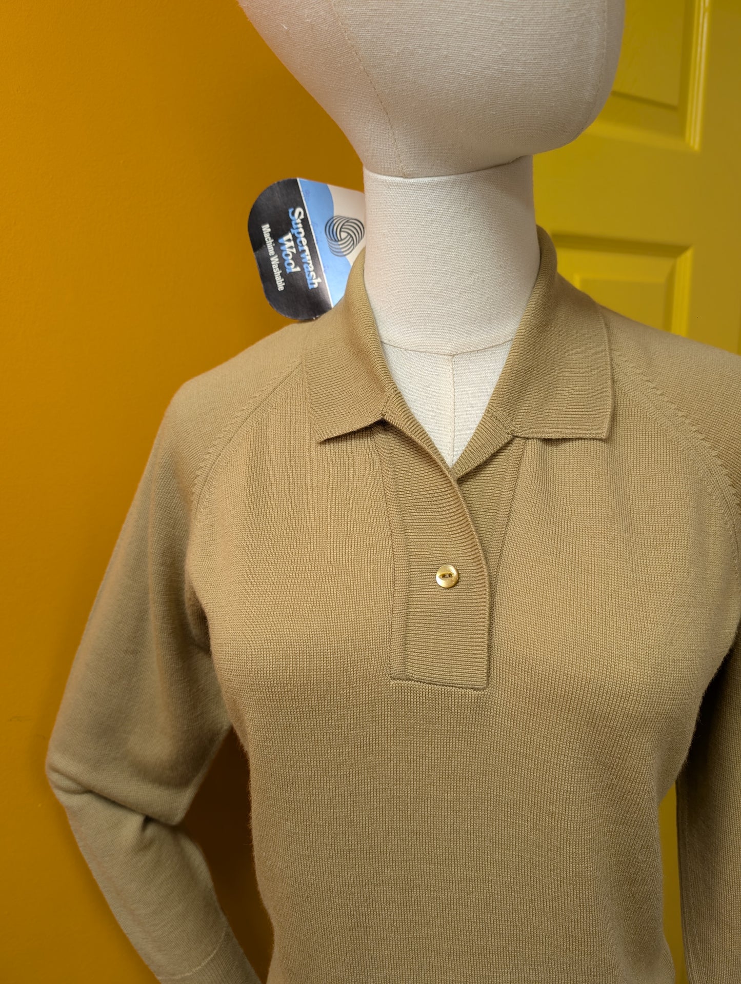 Deadstock Cairnryan of Scotland merino wool jumper - S