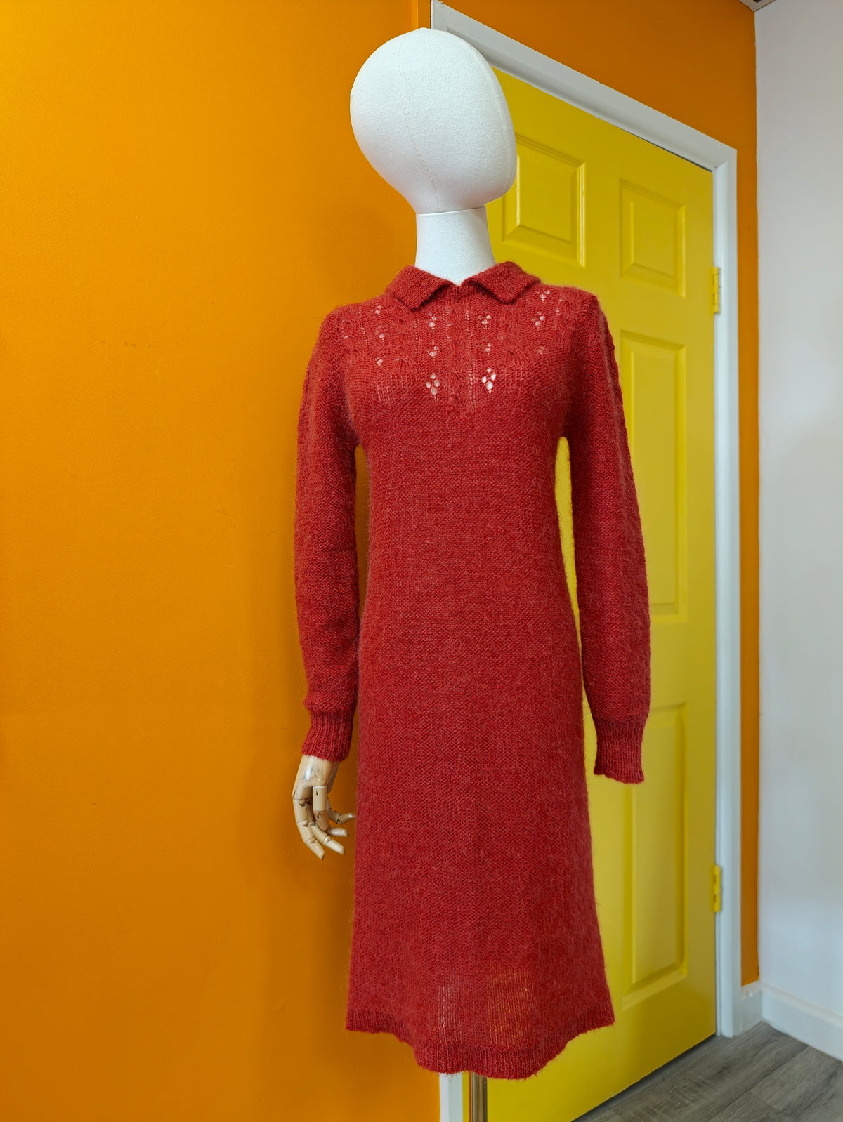 1980s French Connection mohair blend dress - XS/S