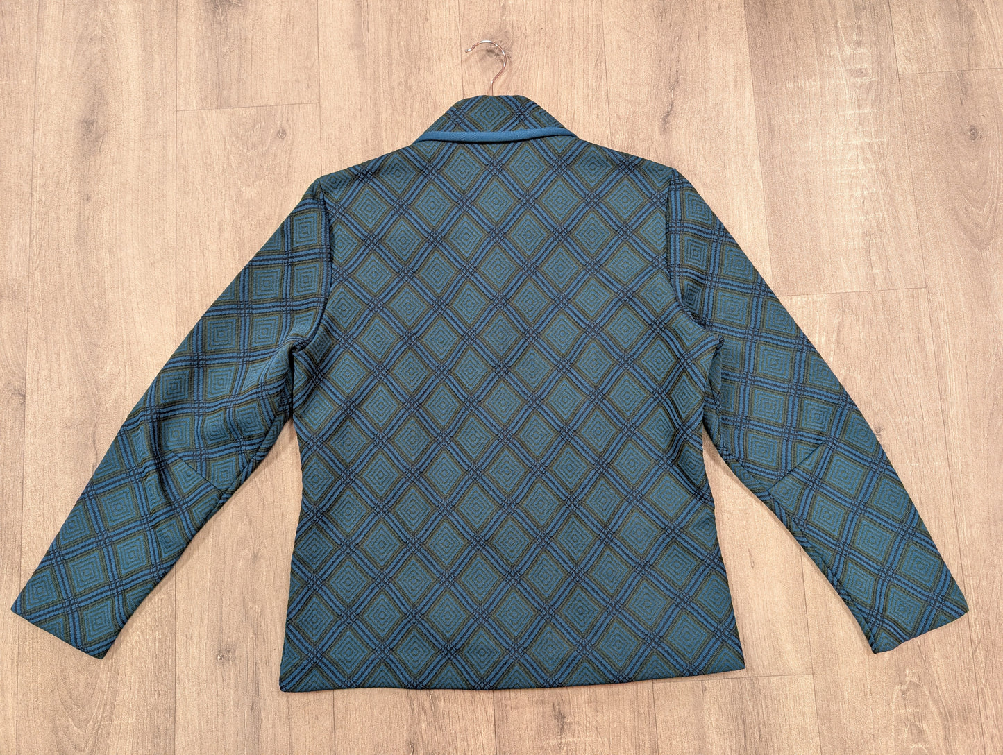 1960s Heathnit crimplene skirt suit - M/12