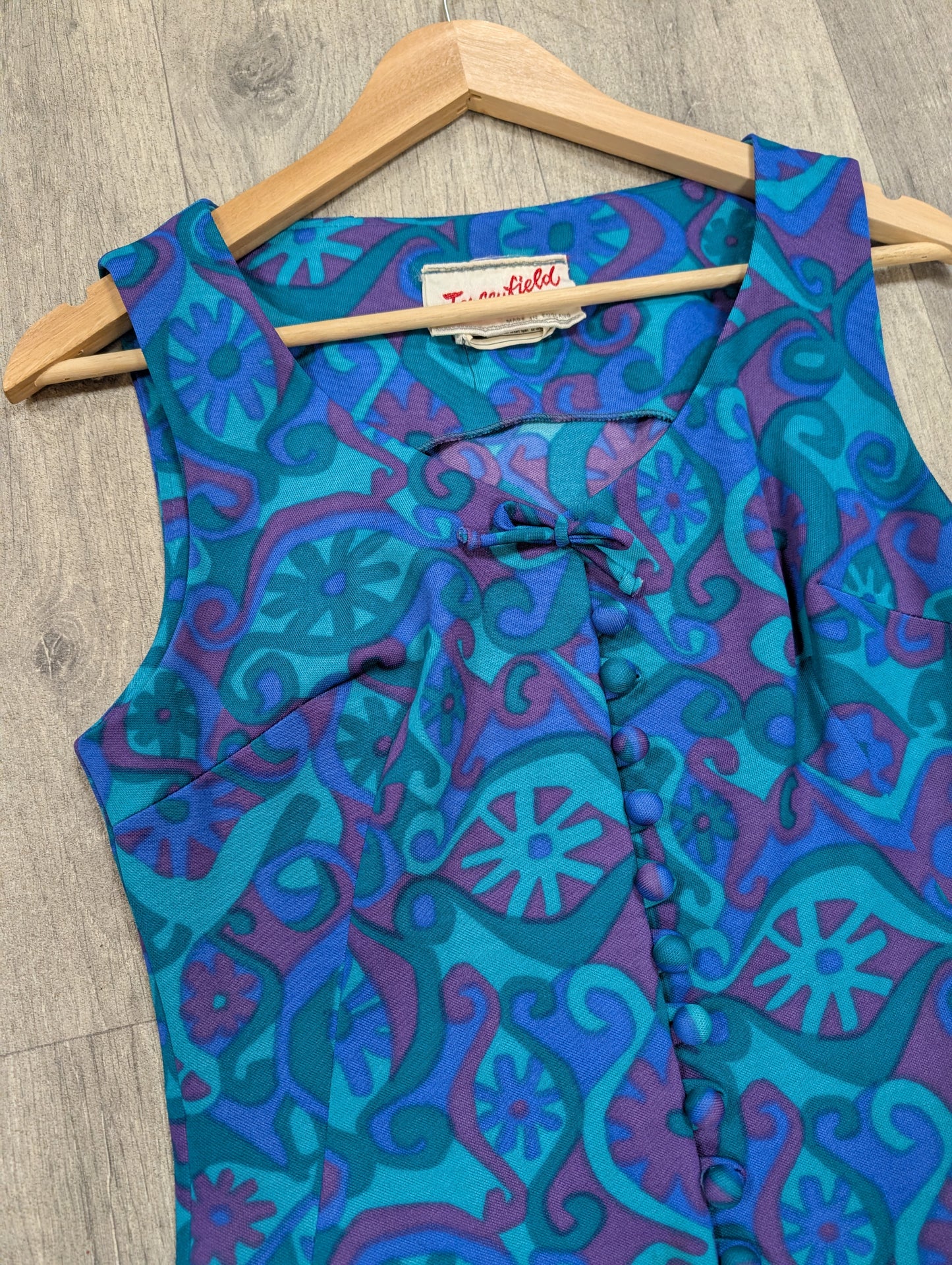 1960s Jerseyfield dress - S/10