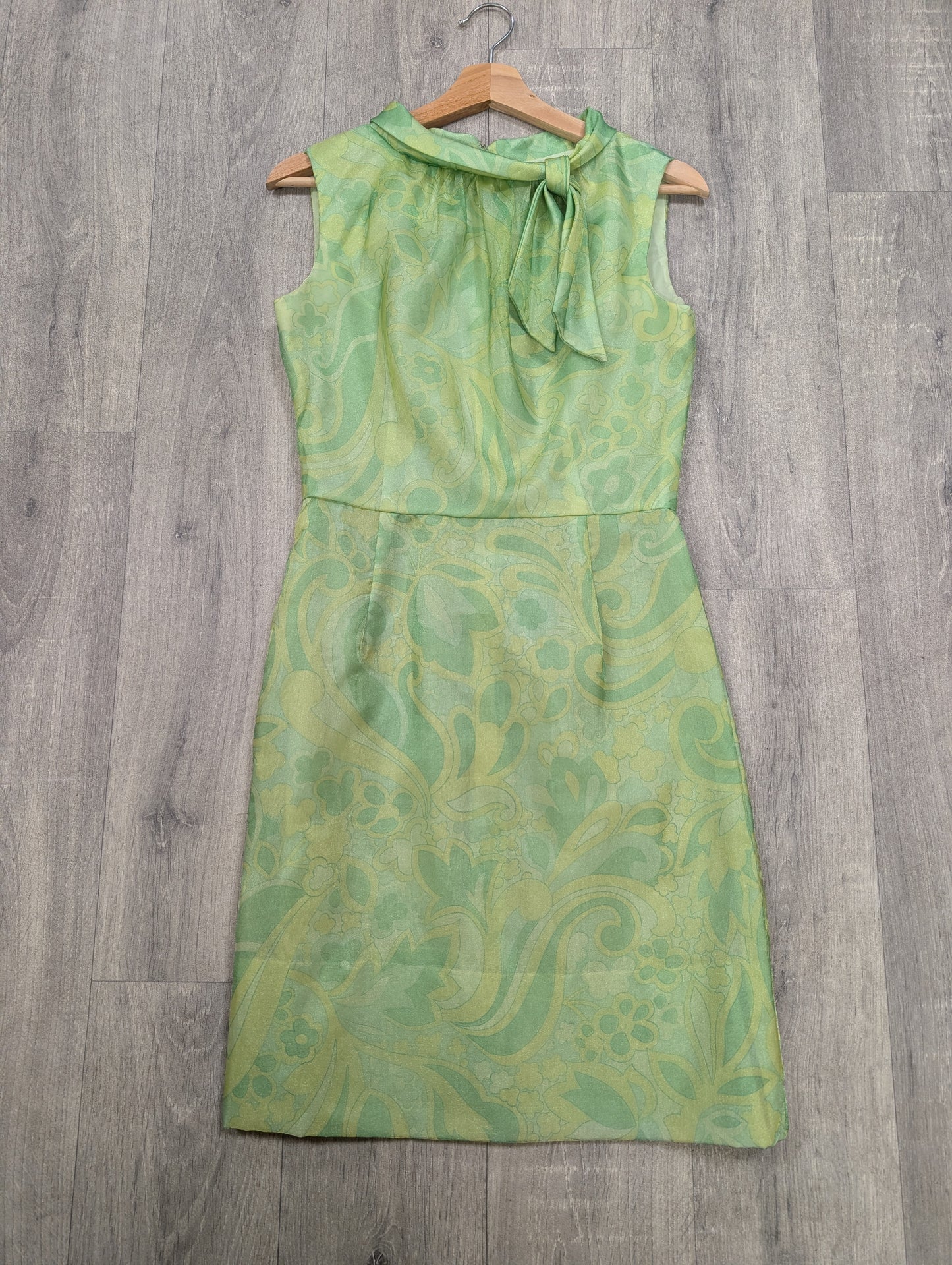 1960s Peter Barron green dress - S/8/10