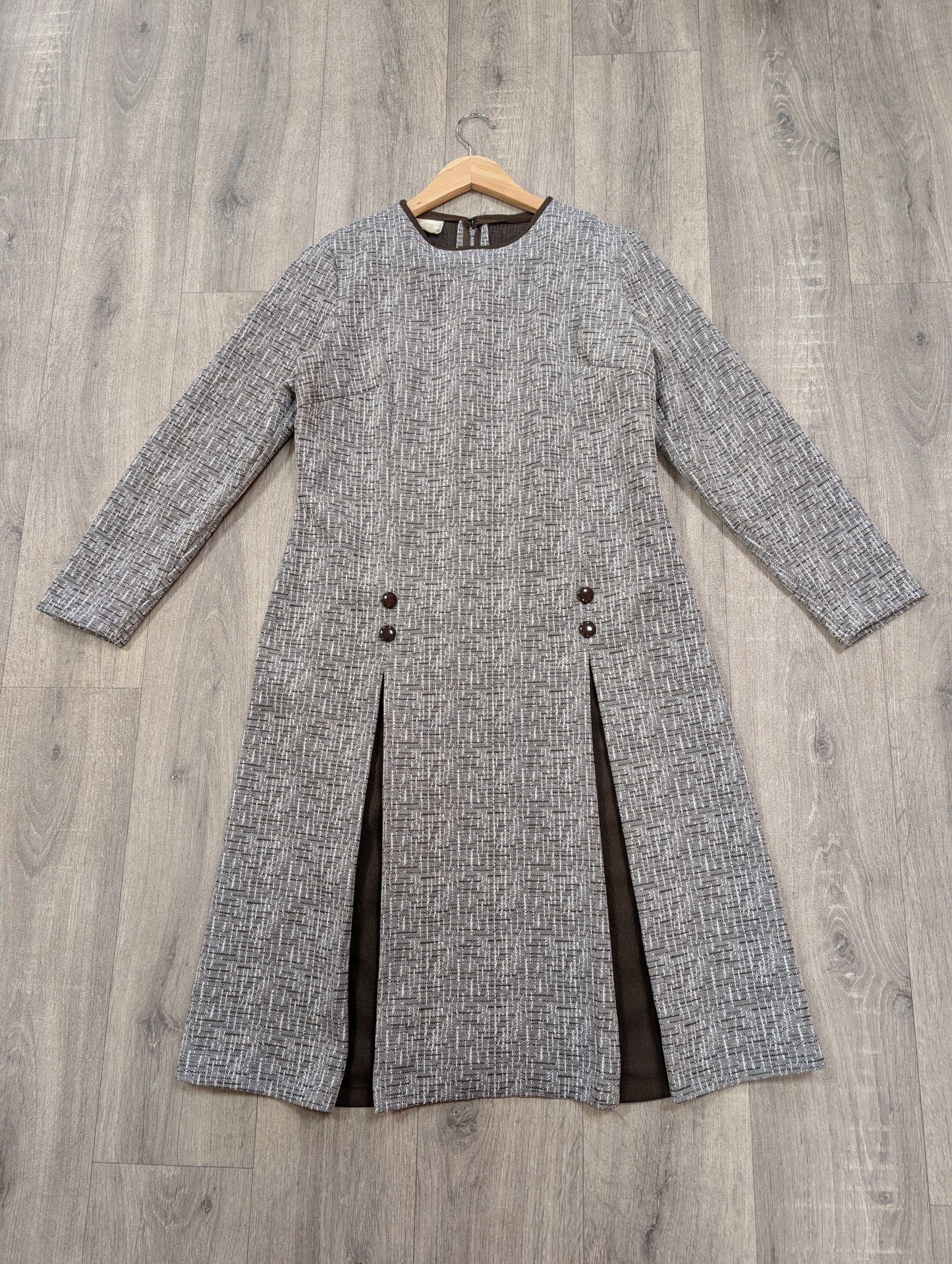 1960s crimplene dress - M/14