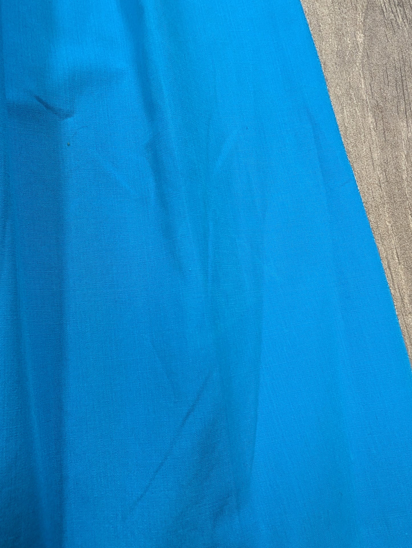 1950s The Lady by Harrimonde blue cotton dress and belt - 38"B, 29"W