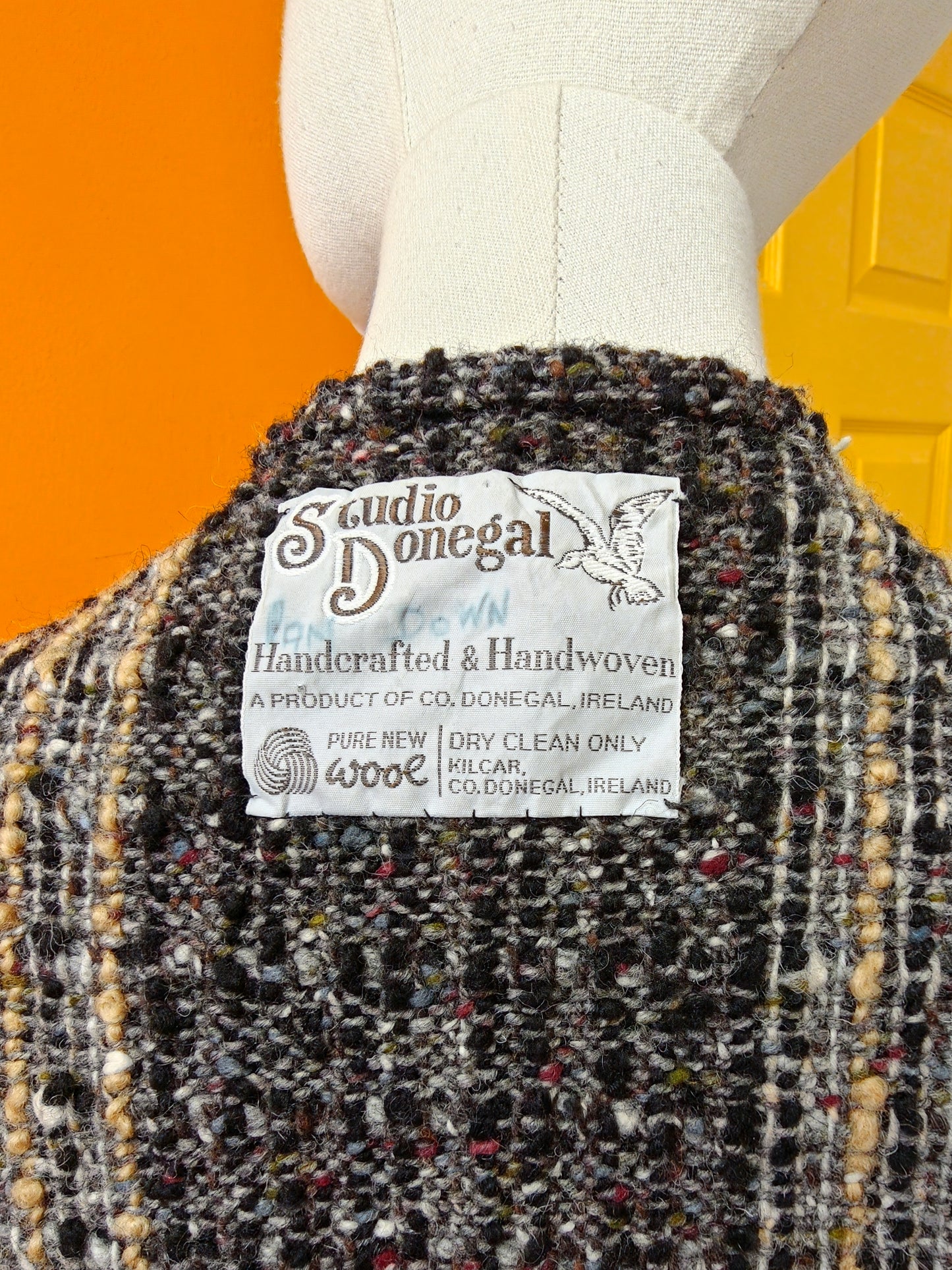 Studio Donegal handwoven wool cape/shawl/poncho