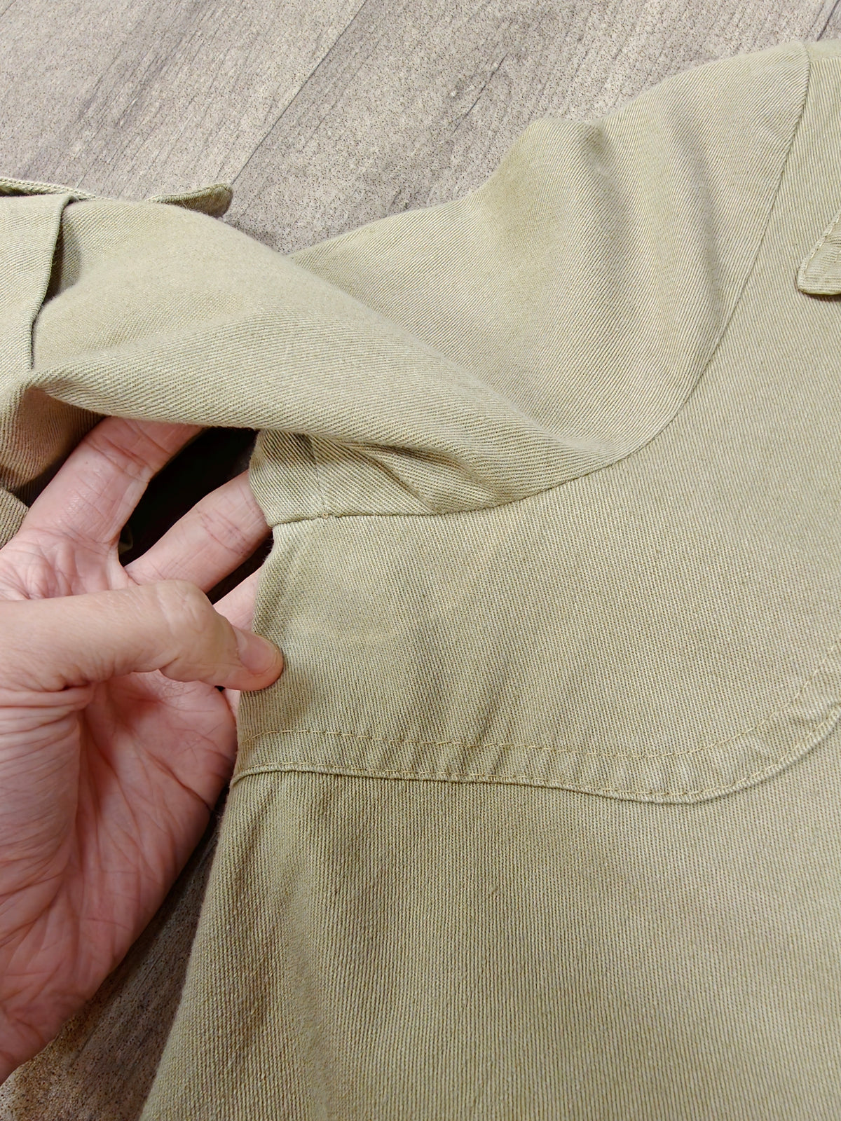 1970s khaki green jumpsuit - XS/S/6/8