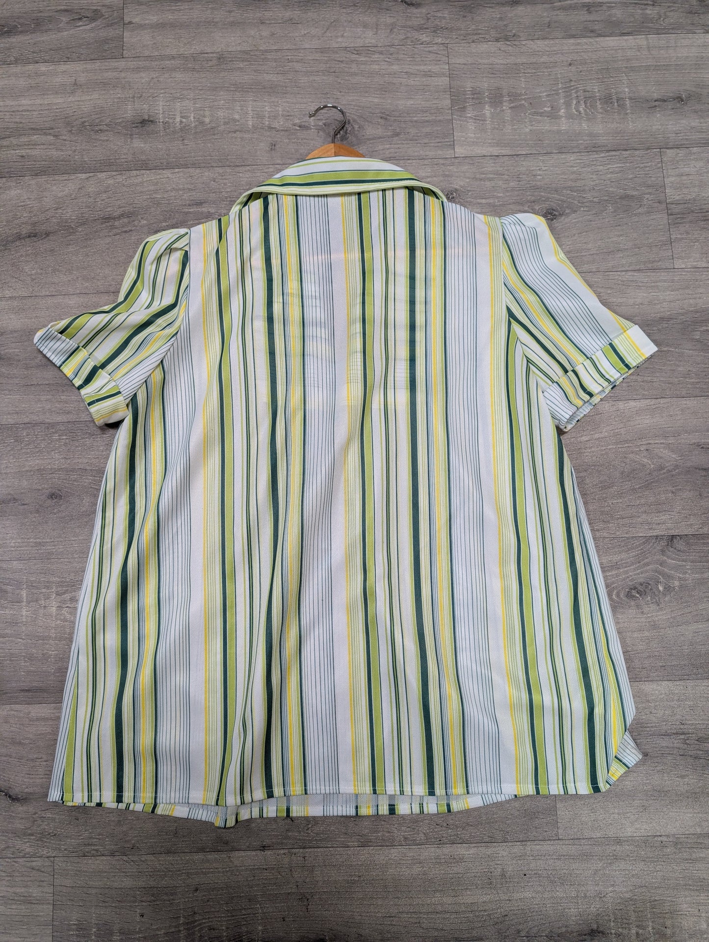 1970s striped smock top - L/XL