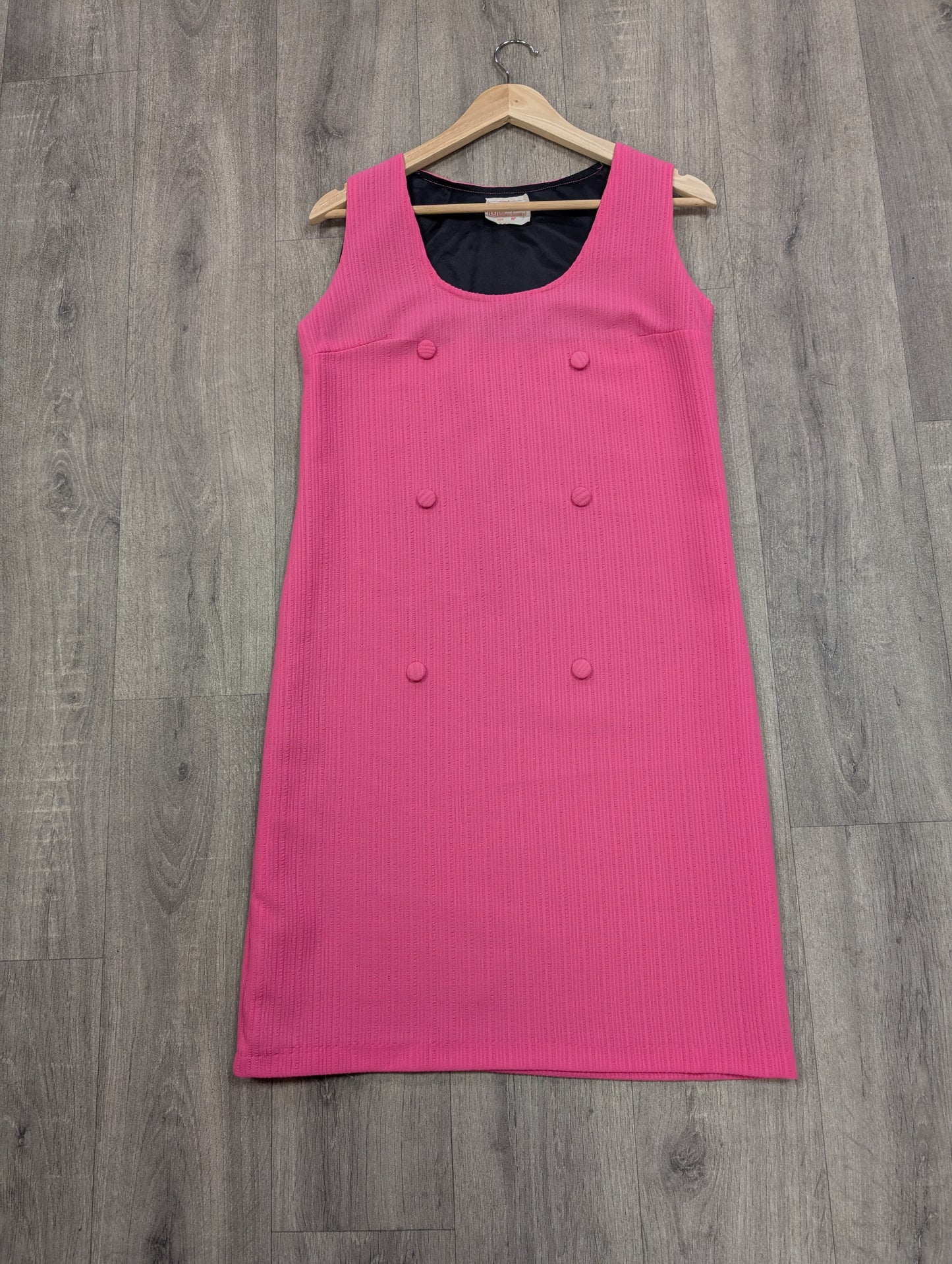 1960s pink dress - S/M/10/12