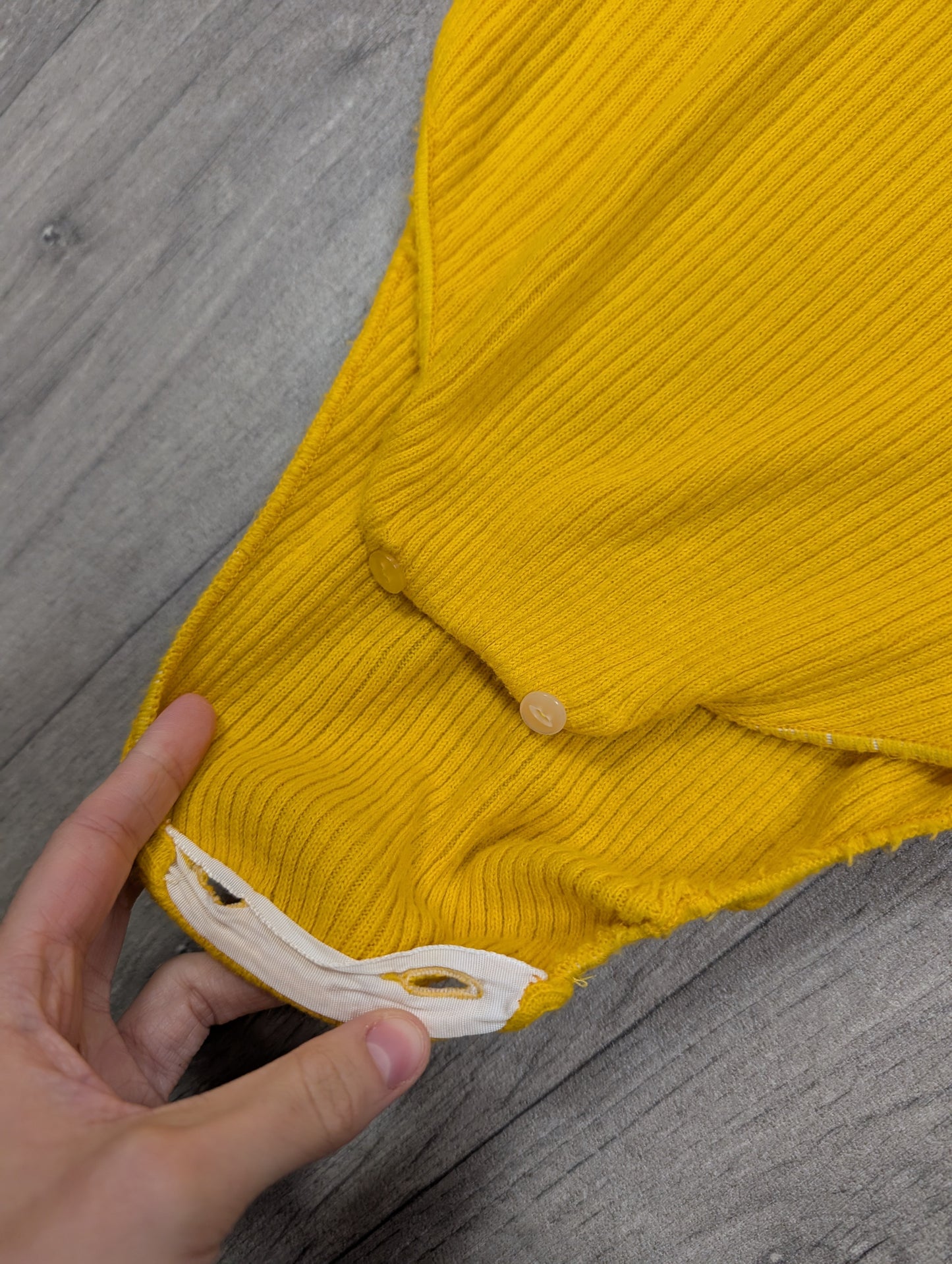 1970s Caroline yellow body top