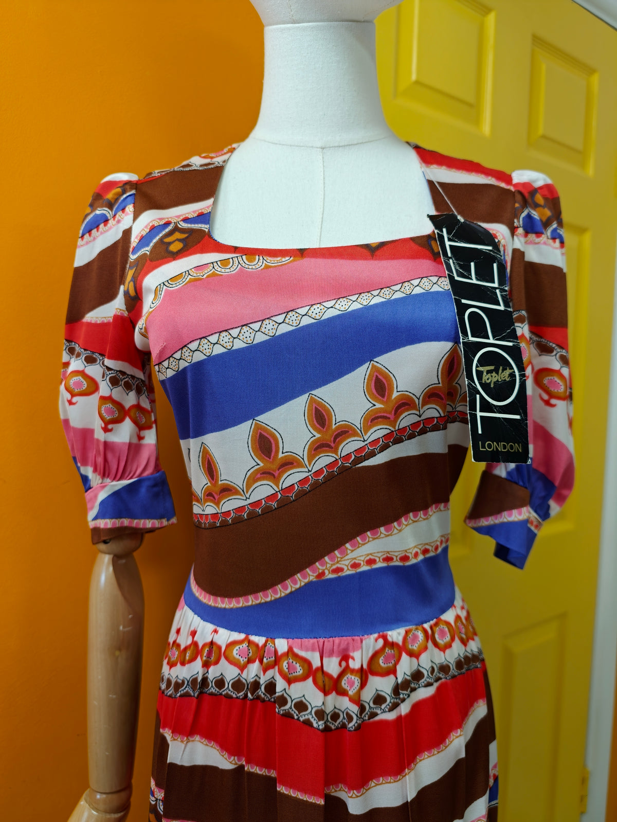 Deadstock 60s/70s Toplet dress - S/8/10