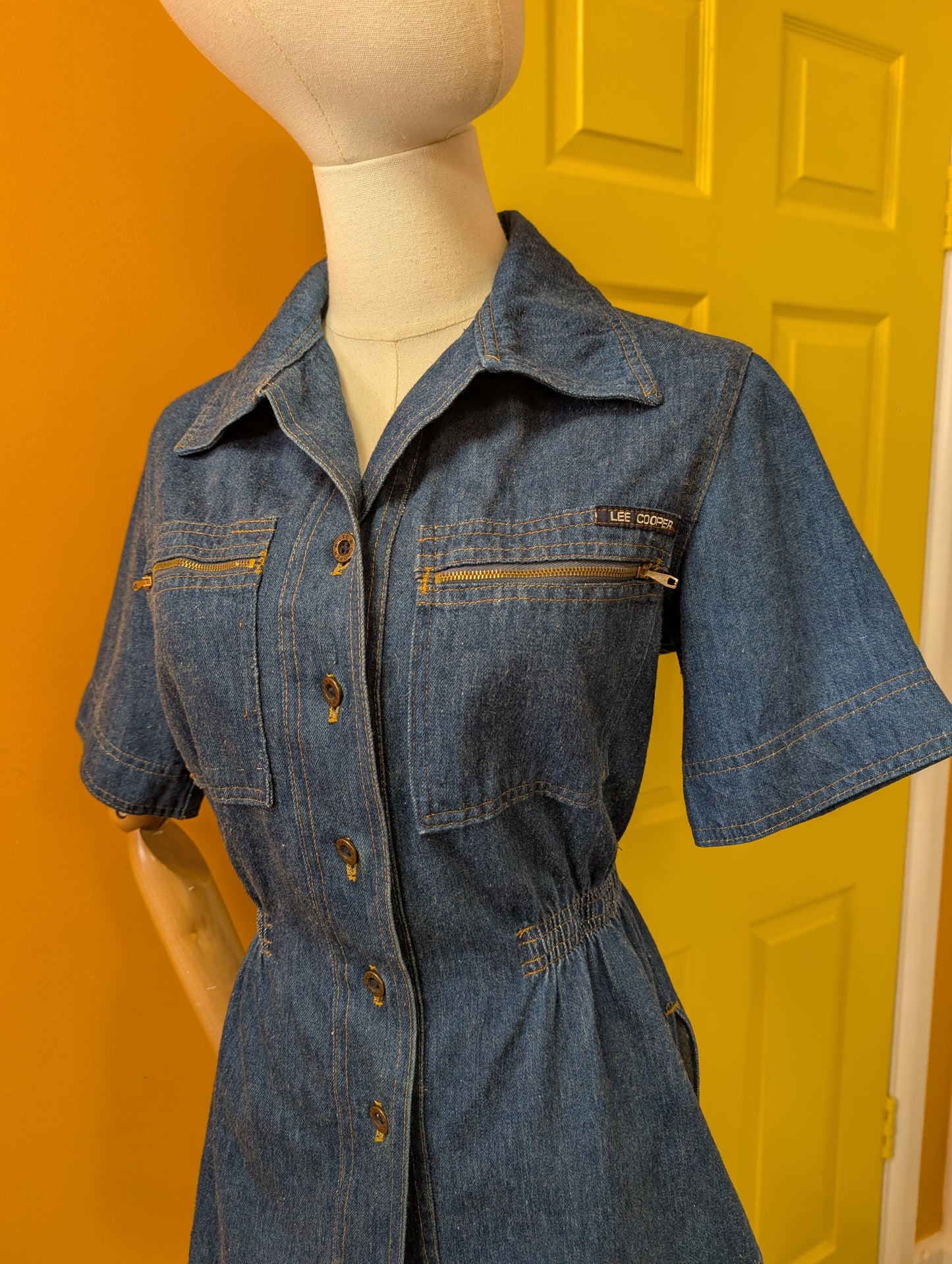 1970s Lee Cooper denim shirt - 10/12