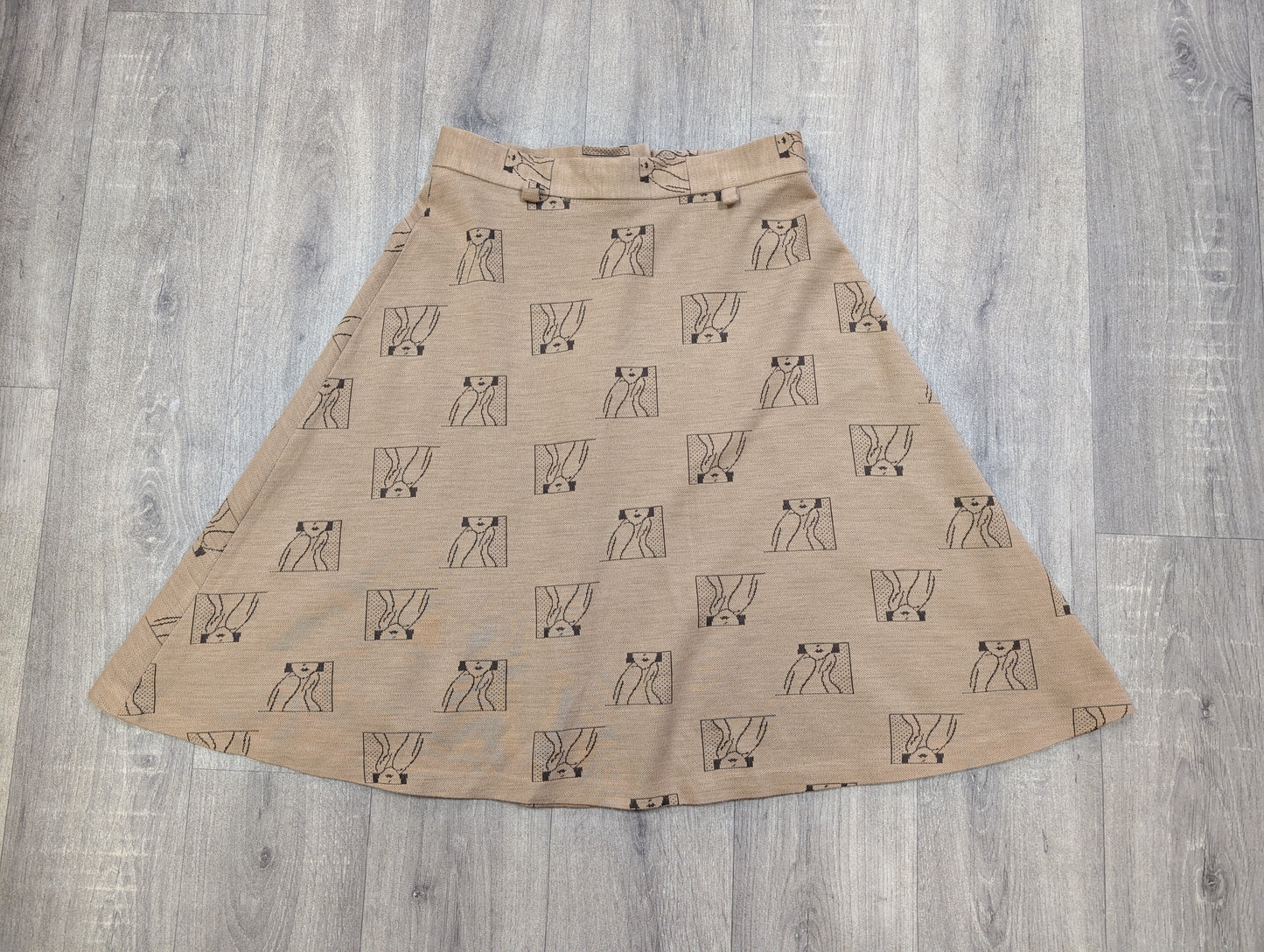 FOR EM 1970s C&A novelty skirt - 28" waist